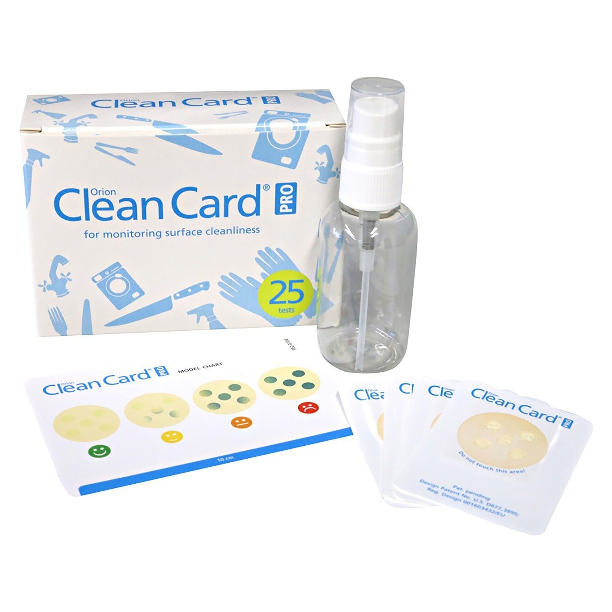 Hygiene-Schnelltest Clean Card PRO, Proteinnachweis in 30 s, Starterset mit 25 Testkarten - Franz Mensch 31510