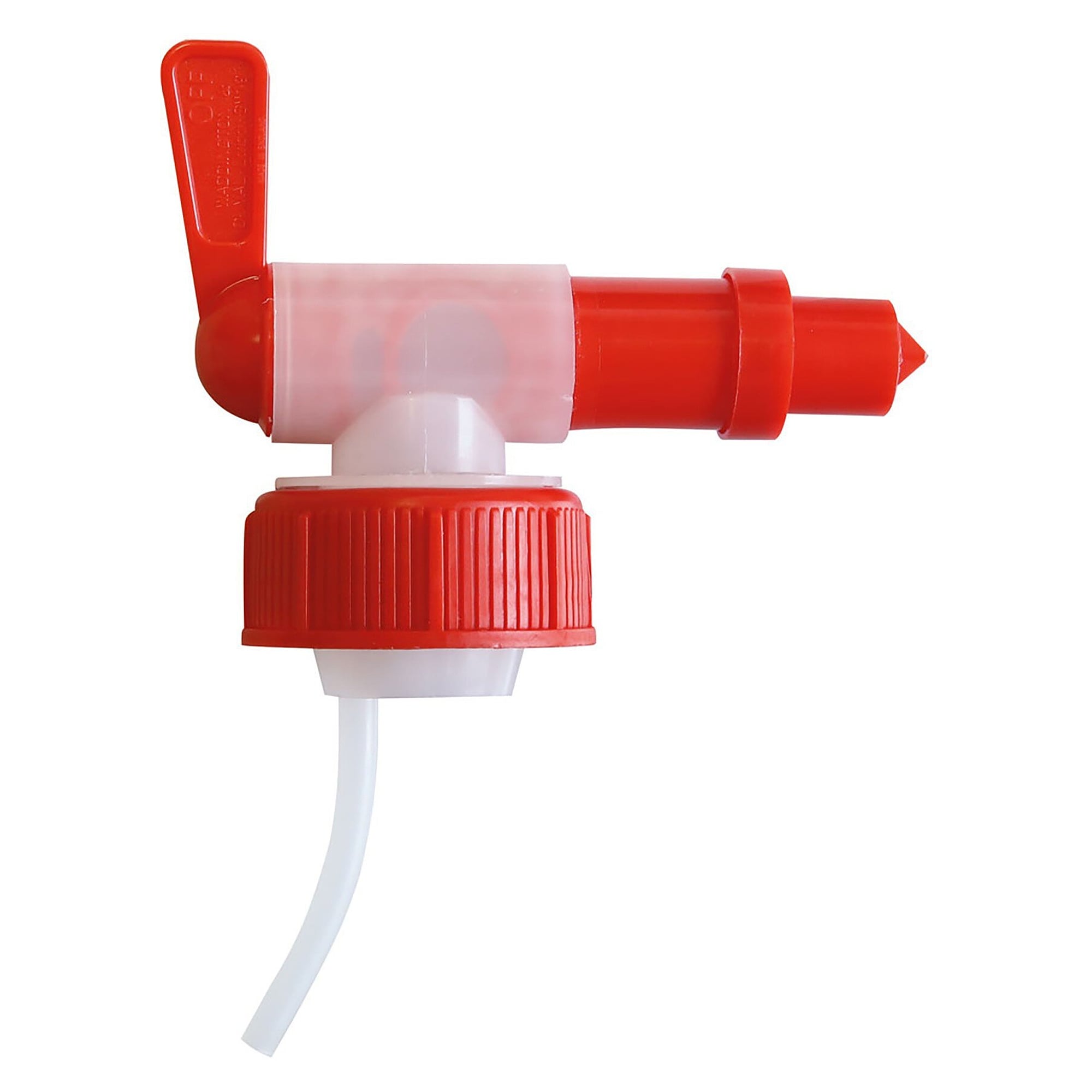 Robinet de soutirage filetage DIN 45 pour bidons de 5 l et 10 l, rouge, 3 pièces - Franz Mensch 31596