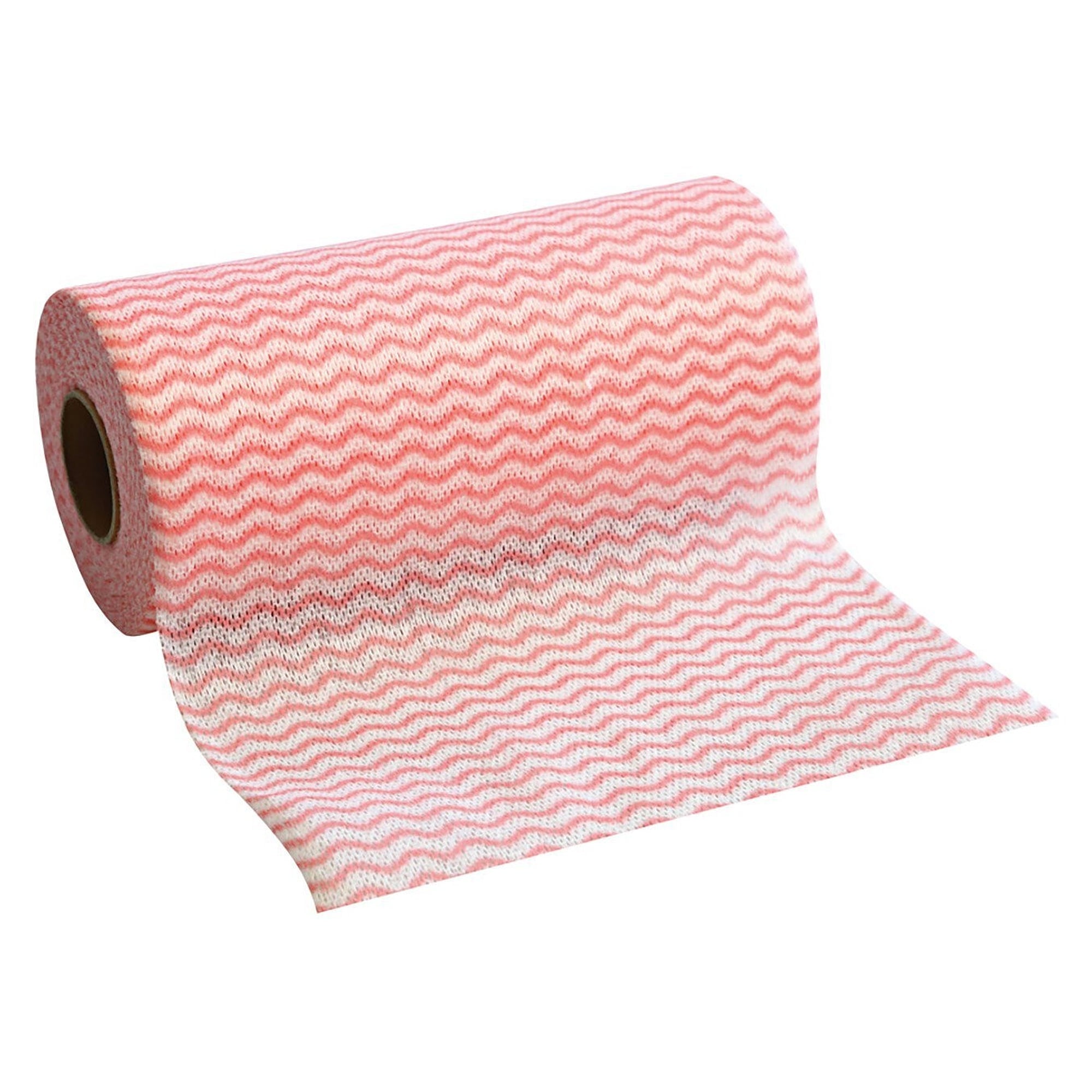 Spül- und Reinigungstuch auf Rolle, Viskose/Polyester, rot-weiß, 12 Rollen à 50 Tücher - Franz Mensch 316150