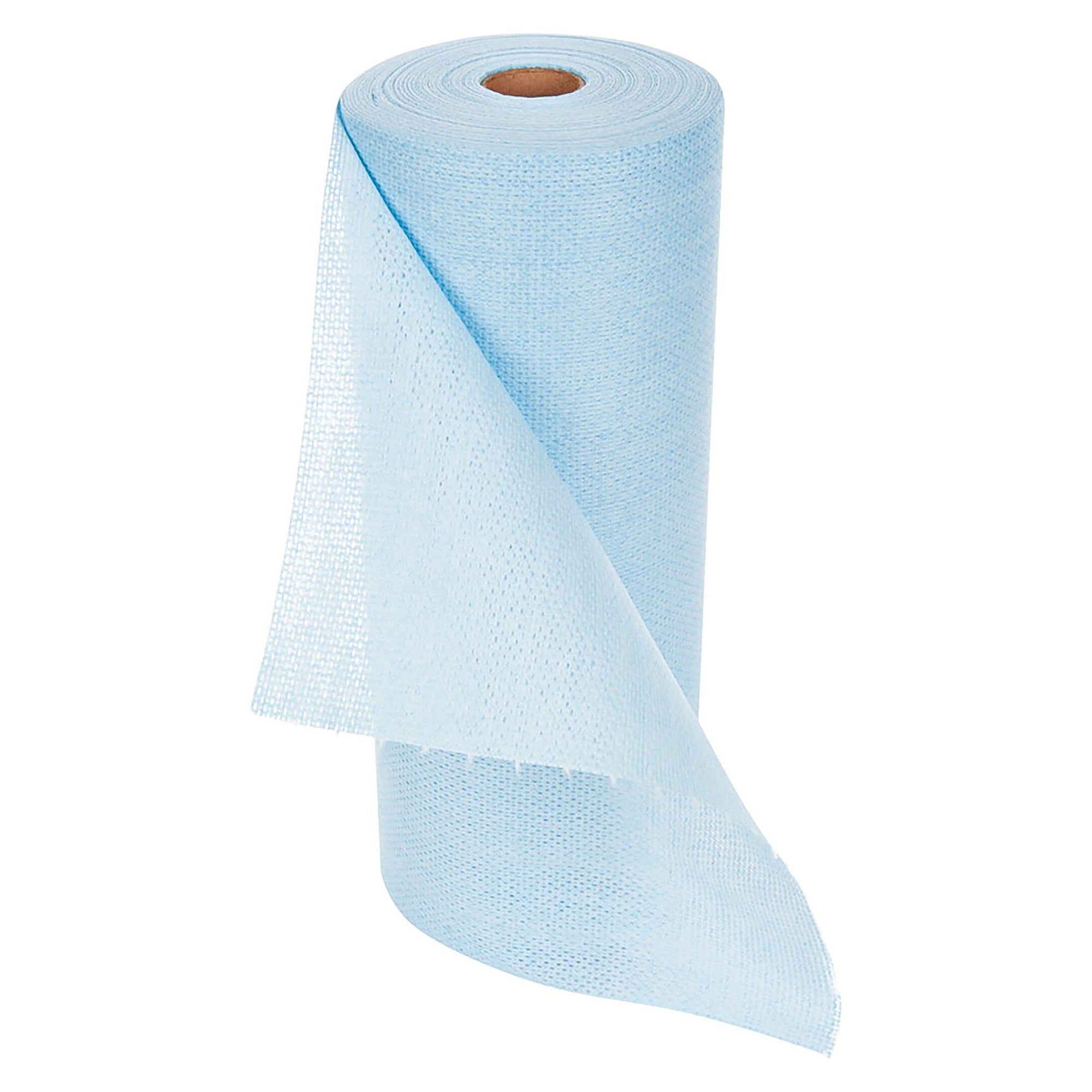 Hygotex nonwoven cloth on small roll, 100 % viscose, approx. 75 g/m², 38 x 40 cm, blue, 90 sheets - Franz Mensch 317008
