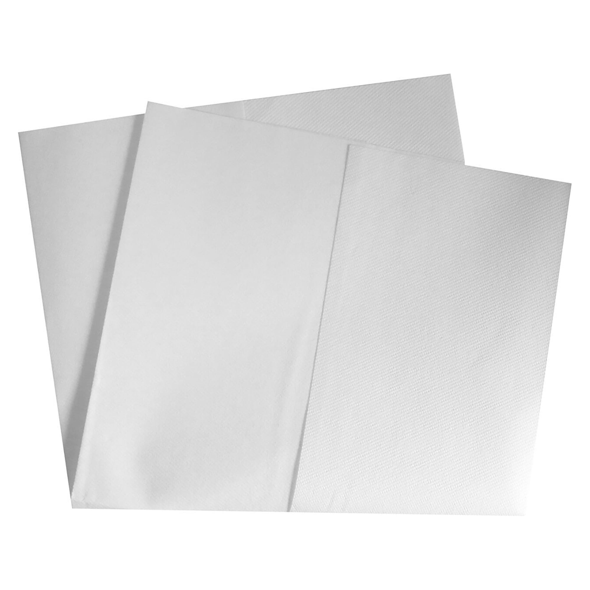 Airlaid-Wischtuch gelegt, leichte Qualität, 1-lagig, 40 x 36 cm, weiß, lebensmittelecht, 50 Stück - Franz Mensch 317420