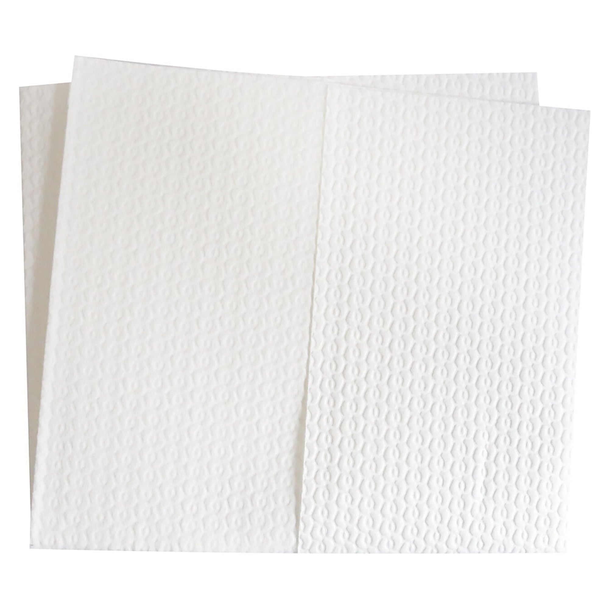 Airlaid-Wischtuch gelegt, starke Qualität, 1-lagig, 40 x 36 cm, weiß, EN 13432, 30 Stück - Franz Mensch 317430