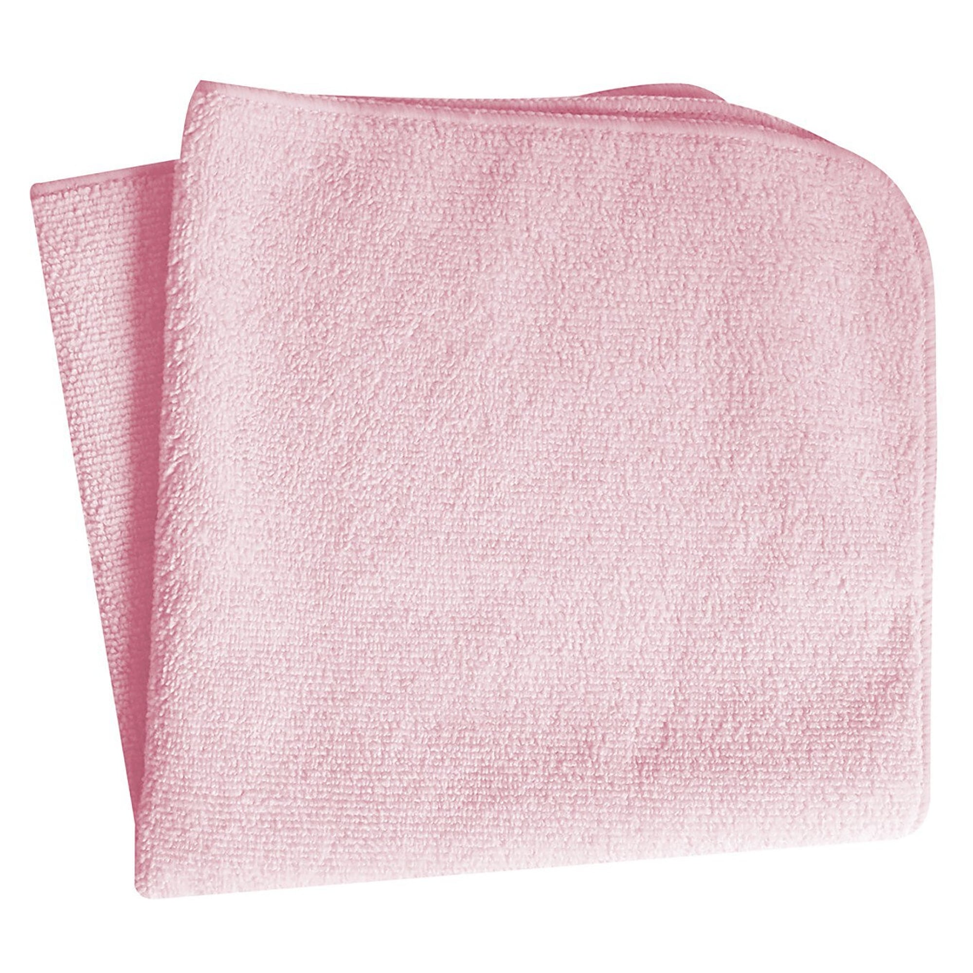 Mikrofasertuch starke Qualität, 88 % Polyester, 12 % Polyamid, 40 x 40 cm, rosa, 10 Stück - Franz Mensch 317650