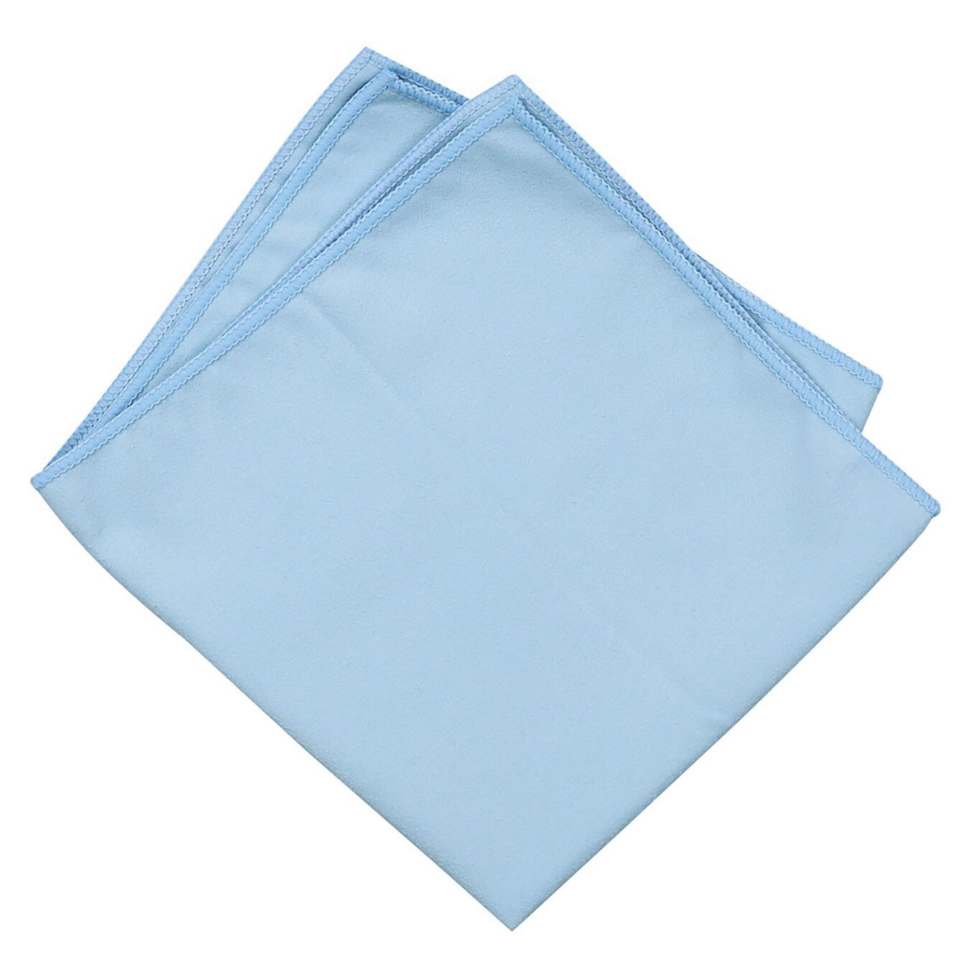 Chiffon de polissage microfibre, 80 % polyester, 20 % polyamide, 185 g/m², 40 x 40 cm, bleu, 10 pièces - Franz Mensch 317661