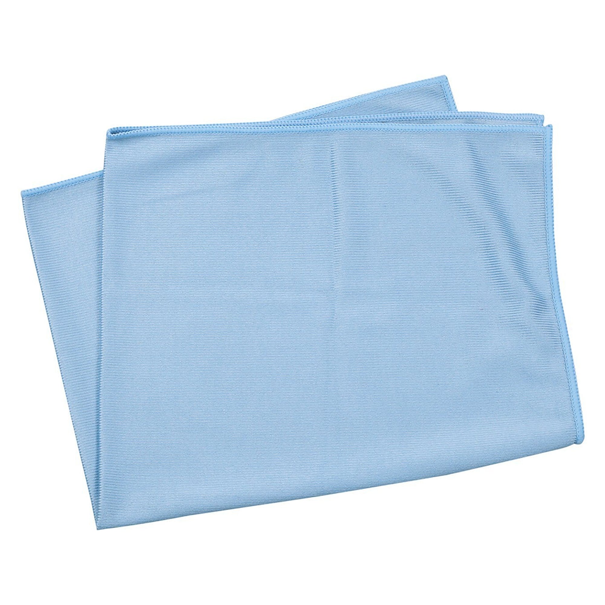 Mikrofaser-Polier- und Bodentuch gewebt, 80 % Polyester, 260 g/m², 50 x 60 cm, blau, 10 Stück - Franz Mensch 317663