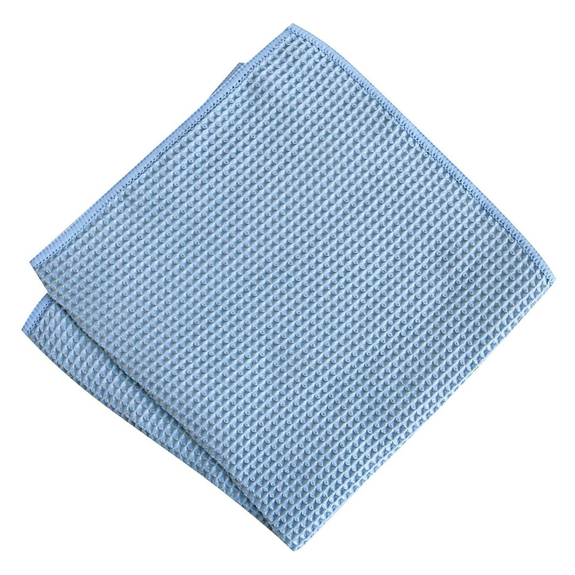 Mikrofasertuch mit Waffelstruktur, 300 g/m², 40 x 40 cm, blau, silikonfrei, 10 Stück - Franz Mensch 317665