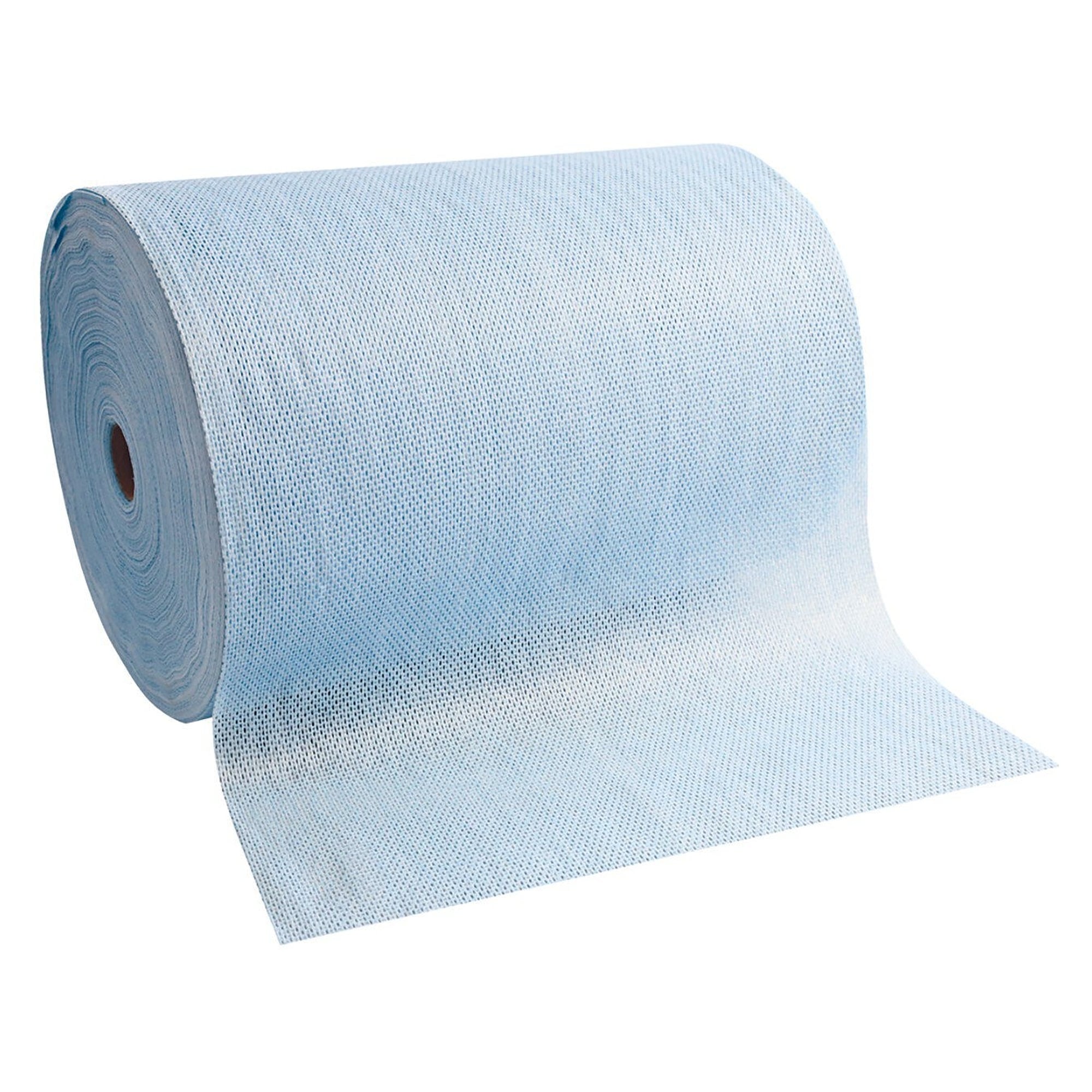 Vliestuch Hygotex auf Rolle, leichte Qualität, Polyester/Polyamid, 40 x 38 cm, blau, 400 Tücher - Franz Mensch 317690