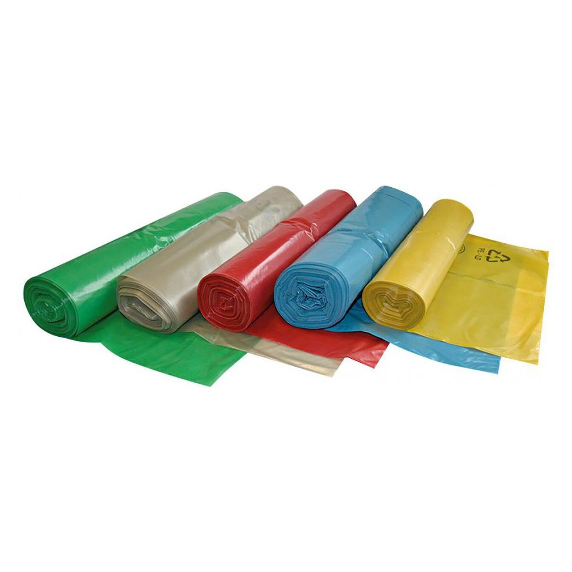 HygoClean Müllsack PREMIUM 120 l, 700 x 1100 mm, transparent, 45 µm, LDPE, auf Rolle, 25 Stück - Franz Mensch 32321