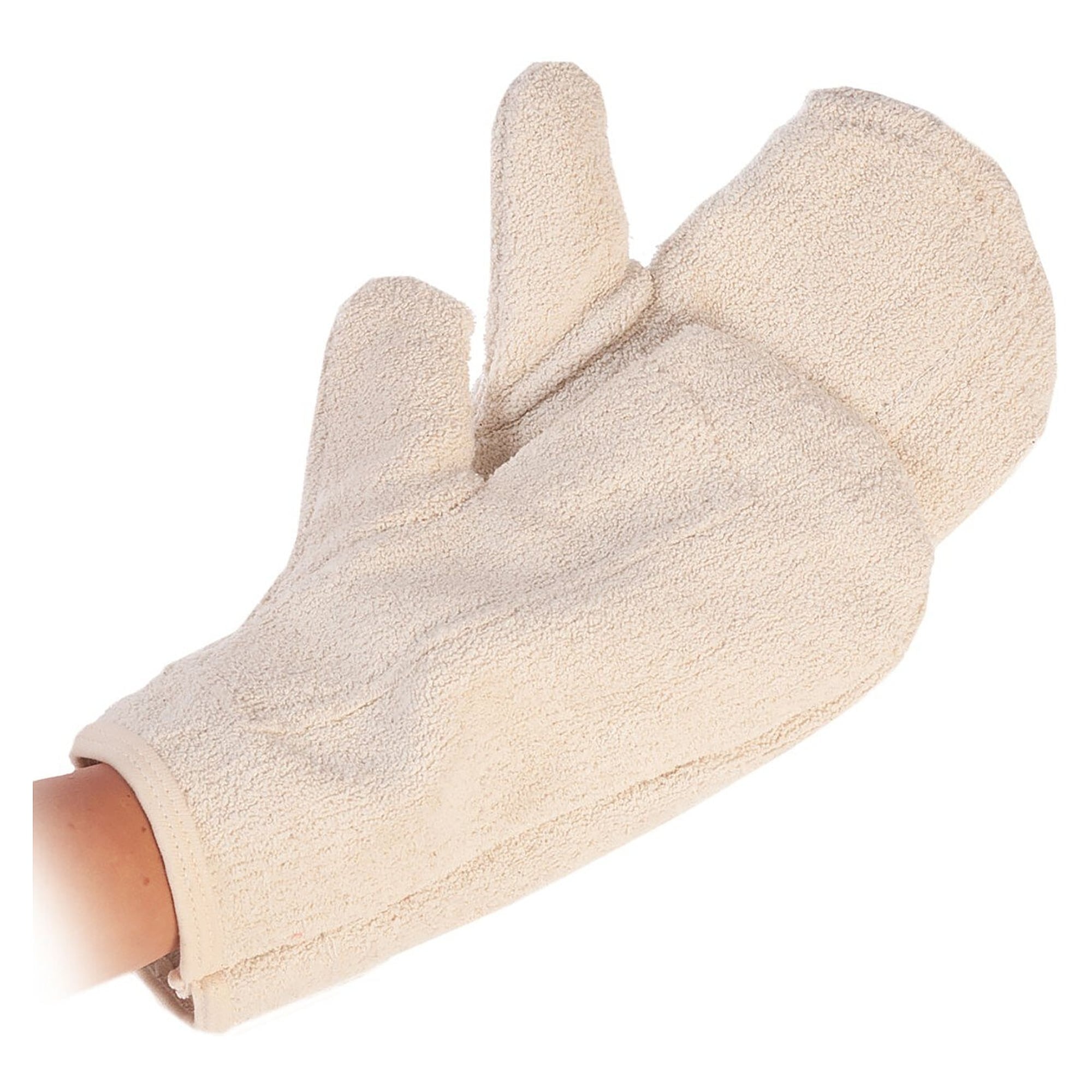 Hygostar Backhandschuh Backfauster, Fäustling mit verstärkter Handinnenfläche, Baumwolle, beige - Franz Mensch 33160