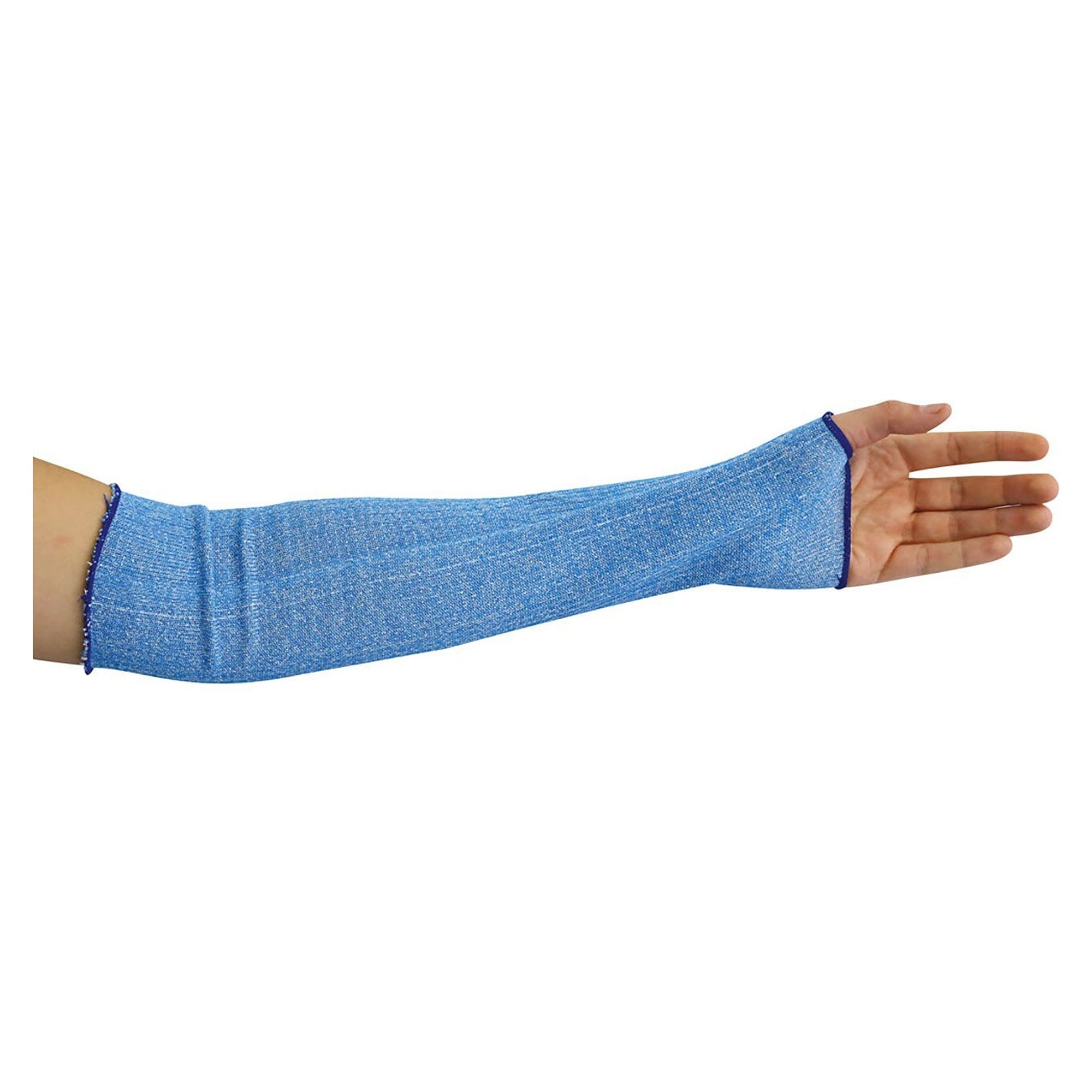Hygostar Schnittschutz-Armstulpe Allfood mit Stahlfaserverstärkung, 45 cm, lebensmittelecht, blau - Franz Mensch 336806