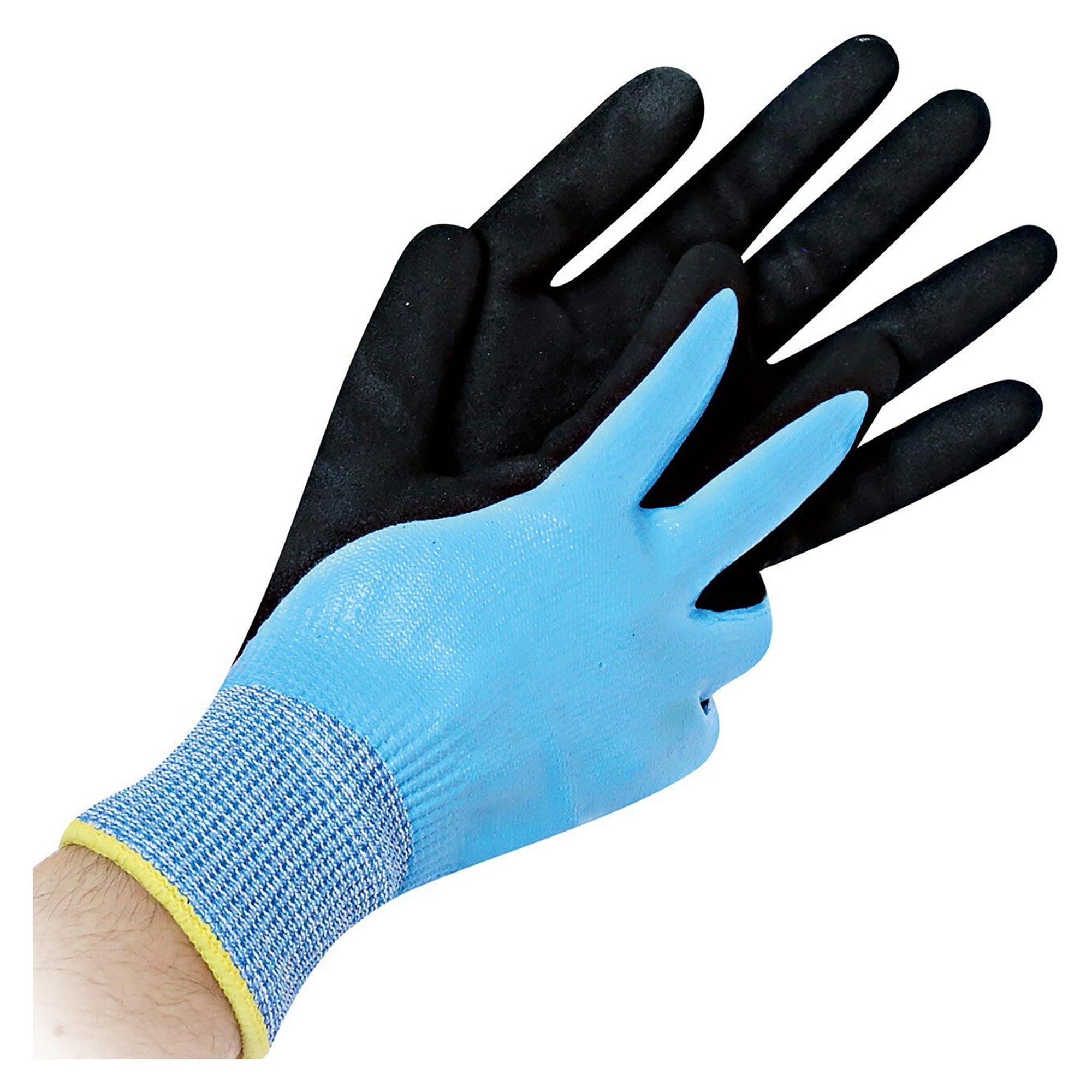Hygostar Schnittschutzhandschuh CUT ALLFOOD NITRIL, lebensmittelecht, hellblau, Größe XXL/11 - Franz Mensch 336823