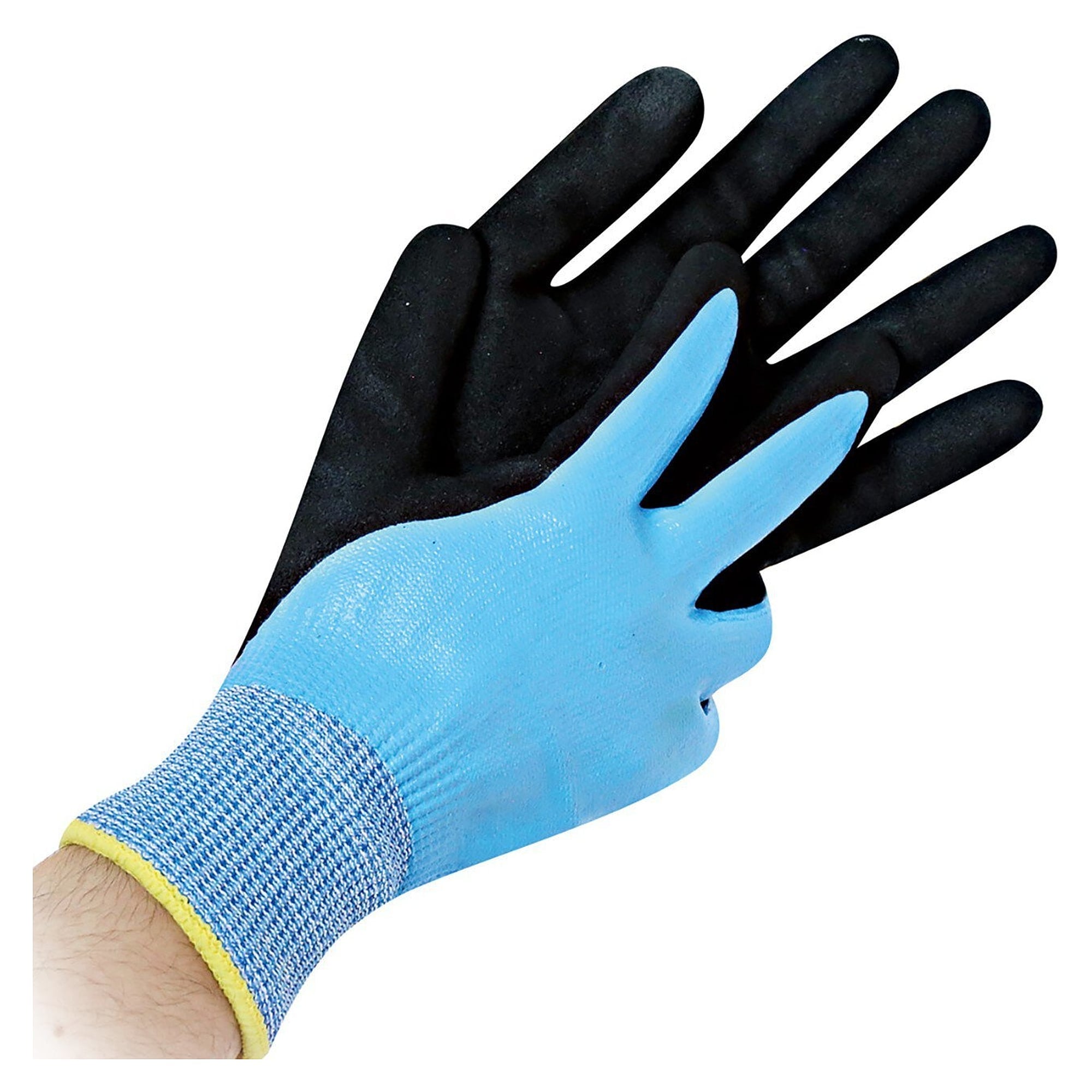 Hygostar Schnittschutzhandschuh CUT ALLFOOD NITRIL, lebensmittelecht, hellblau, Größe S/7 - Franz Mensch 336863