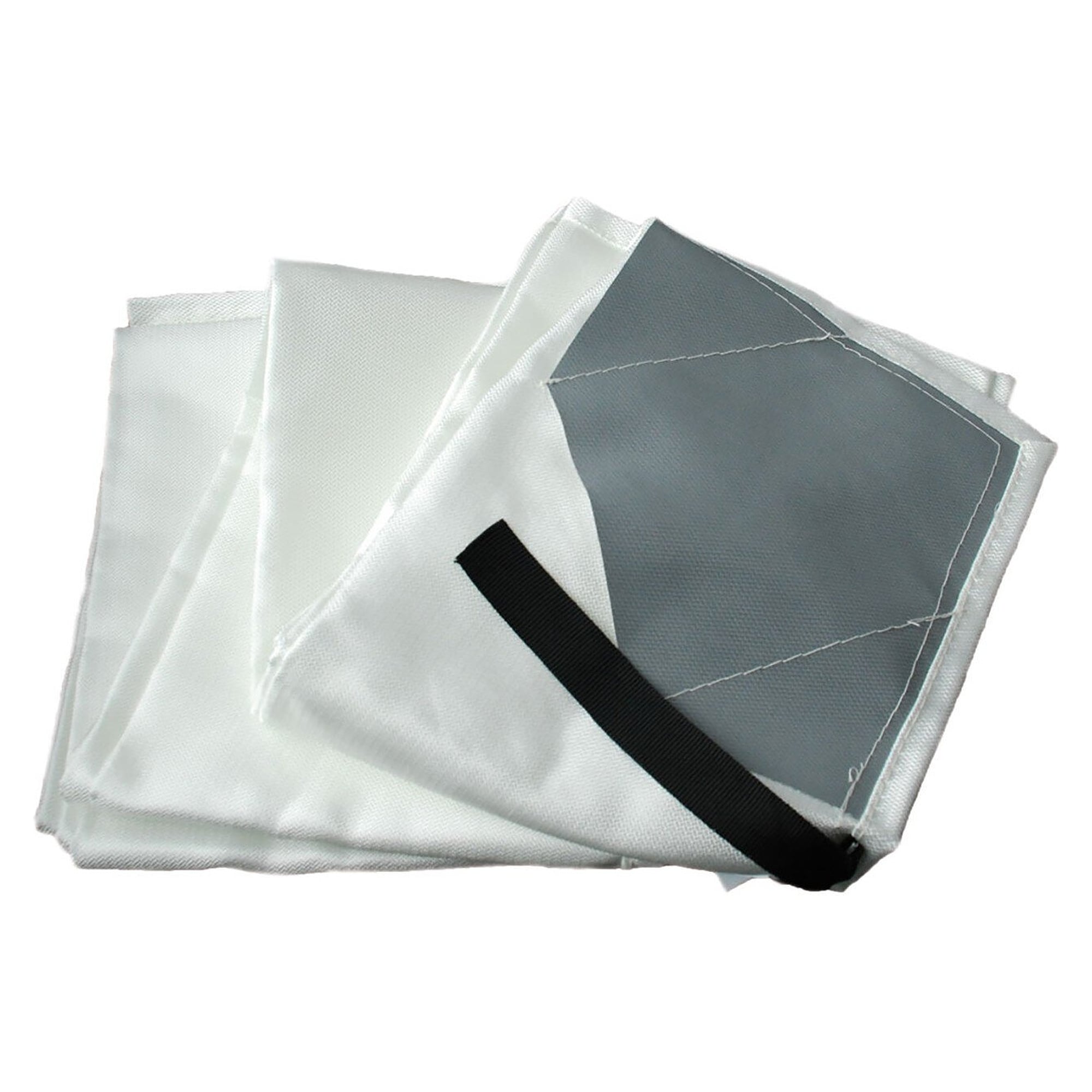 Fire blanket 160 x 180 cm, glass fibre, for catering and commercial kitchens, grease fires, white - Franz Mensch 52811
