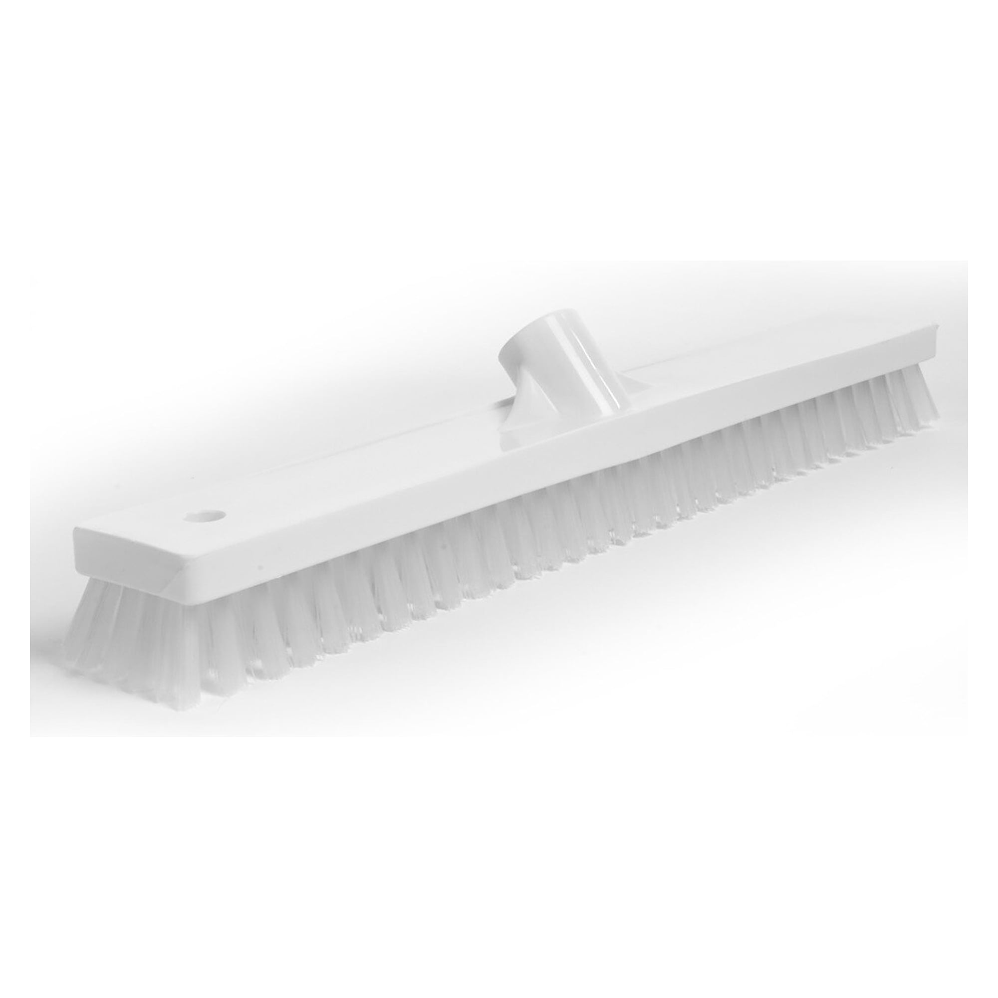 Large hygiene scrubber 45 cm with hard 0.5 mm PBT fibres for large areas, transparent - Franz Mensch 70010