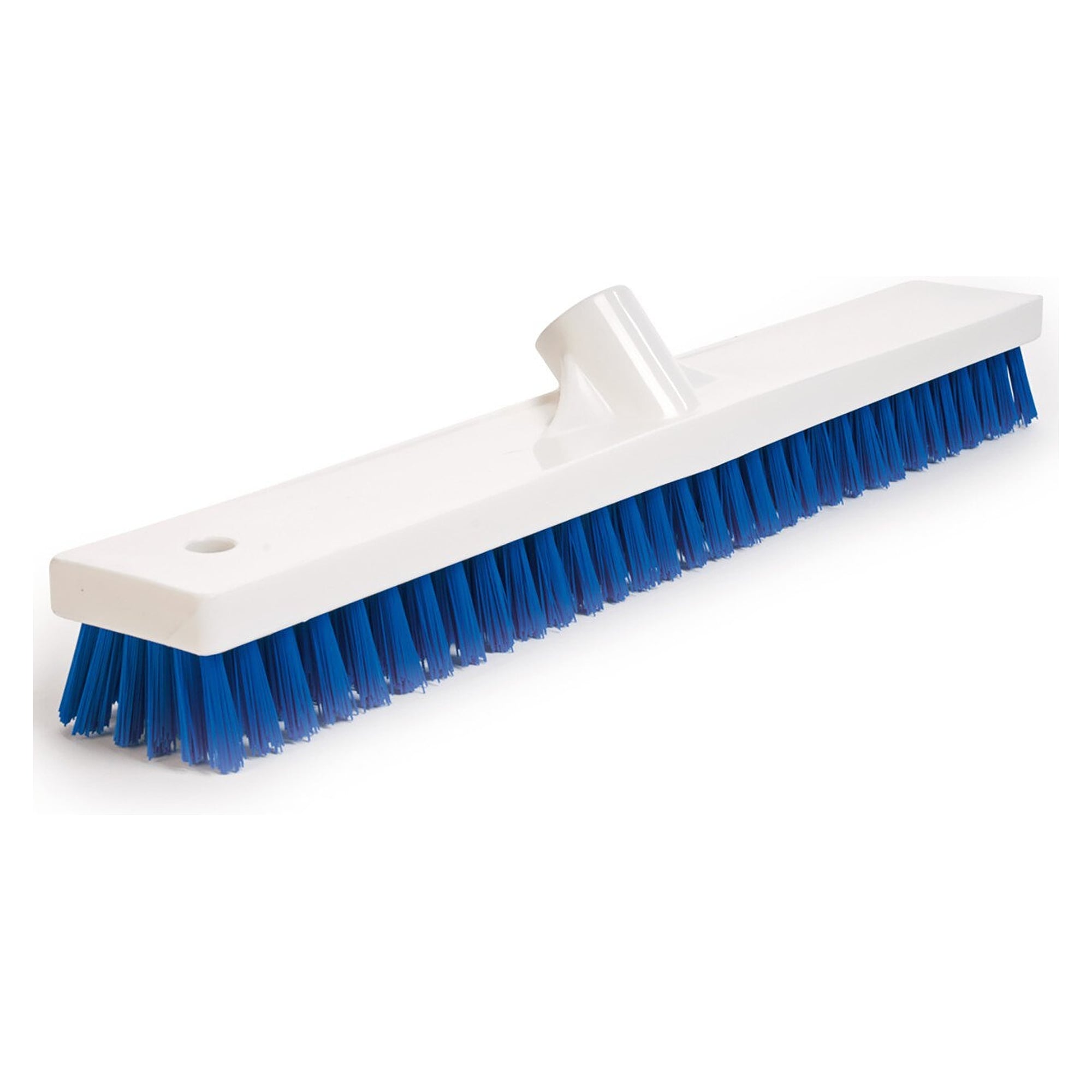 Hygiene-Großraumschrubber 45 cm mit harten PBT-Fasern 0,5 mm für große Flächen, blau - Franz Mensch 70016