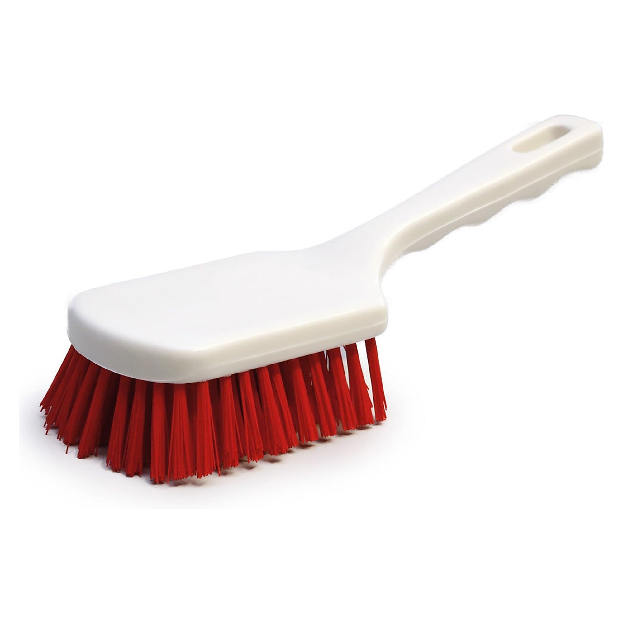 Hygiene handle brush 23 cm with hard 0.5 mm PBT fibres for coarse dirt, red - Franz Mensch 70045