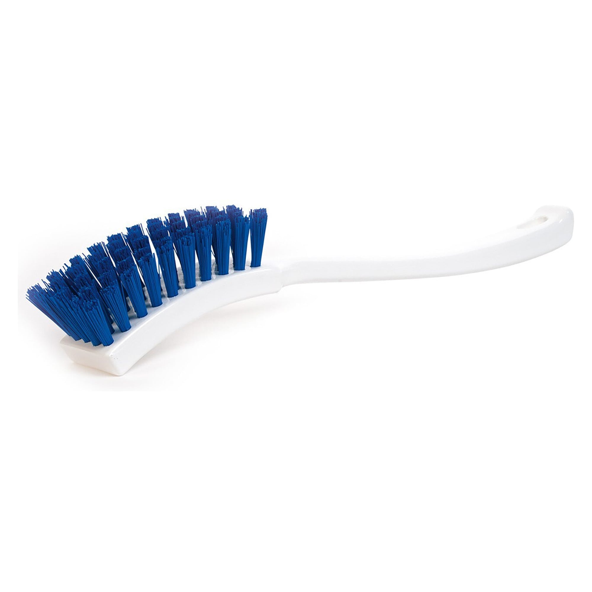 Brosse à manche hygiénique 40 cm à fibres PBT dures 0,5 mm pour grosses salissures, bleu - Franz Mensch 70056