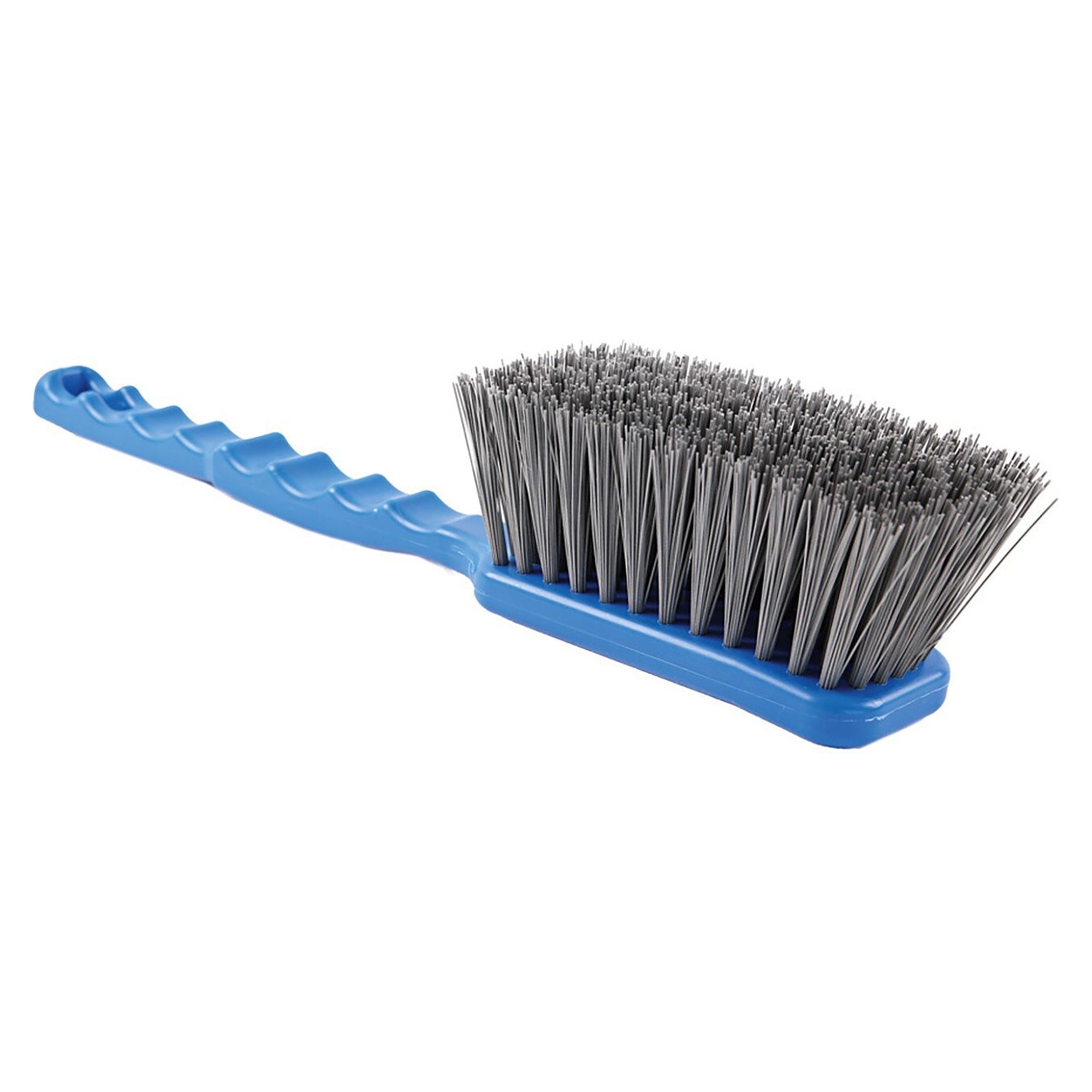 Detektierbare Stielbürste 410 x 55 mm, blau, PBT-Borsten 0,60 mm, hitzebeständig bis 134 °C - Franz Mensch 700568