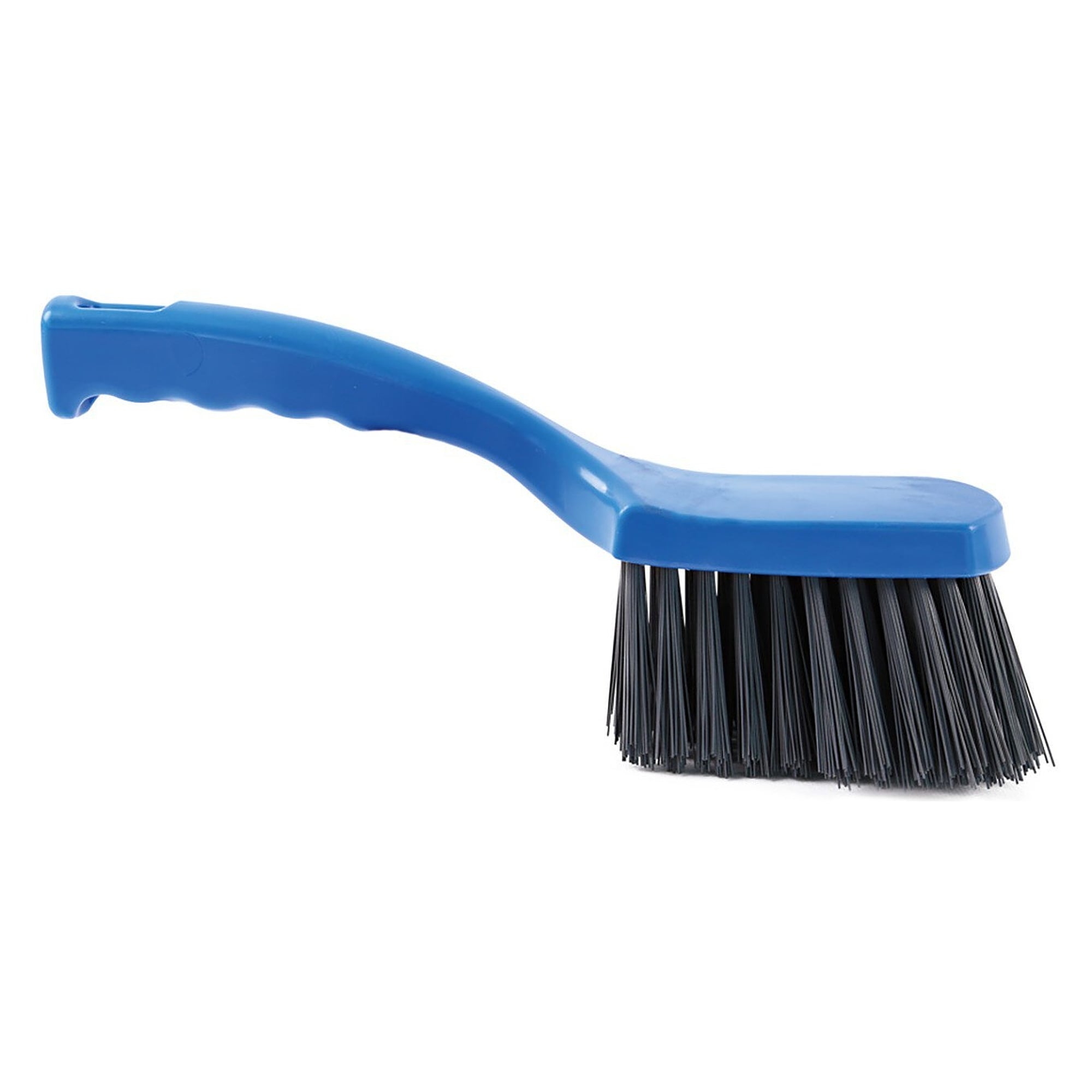 Detektierbare Stielbürste 275 x 70 mm, blau, PBT-Borsten 0,60 mm, hitzebeständig bis 134 °C - Franz Mensch 700608