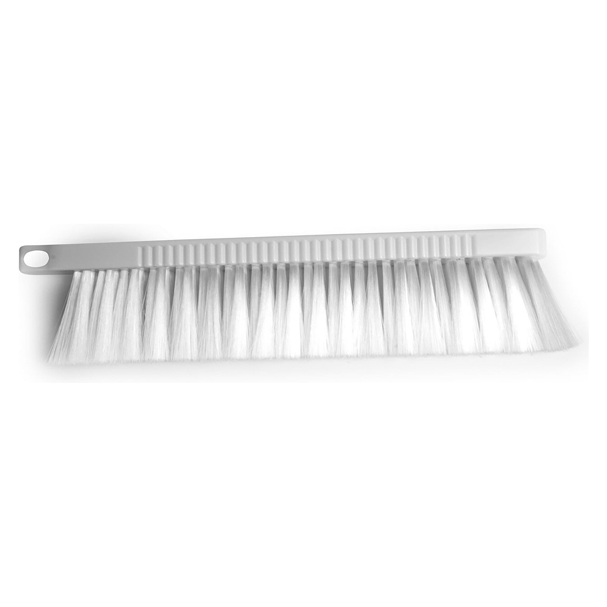 Hygiene-Mehlbesen mit weichen PBT-Fasern 0,25 mm, für Lebensmittelkontakt zugelassen, weiß / transparent - Franz Mensch 70065