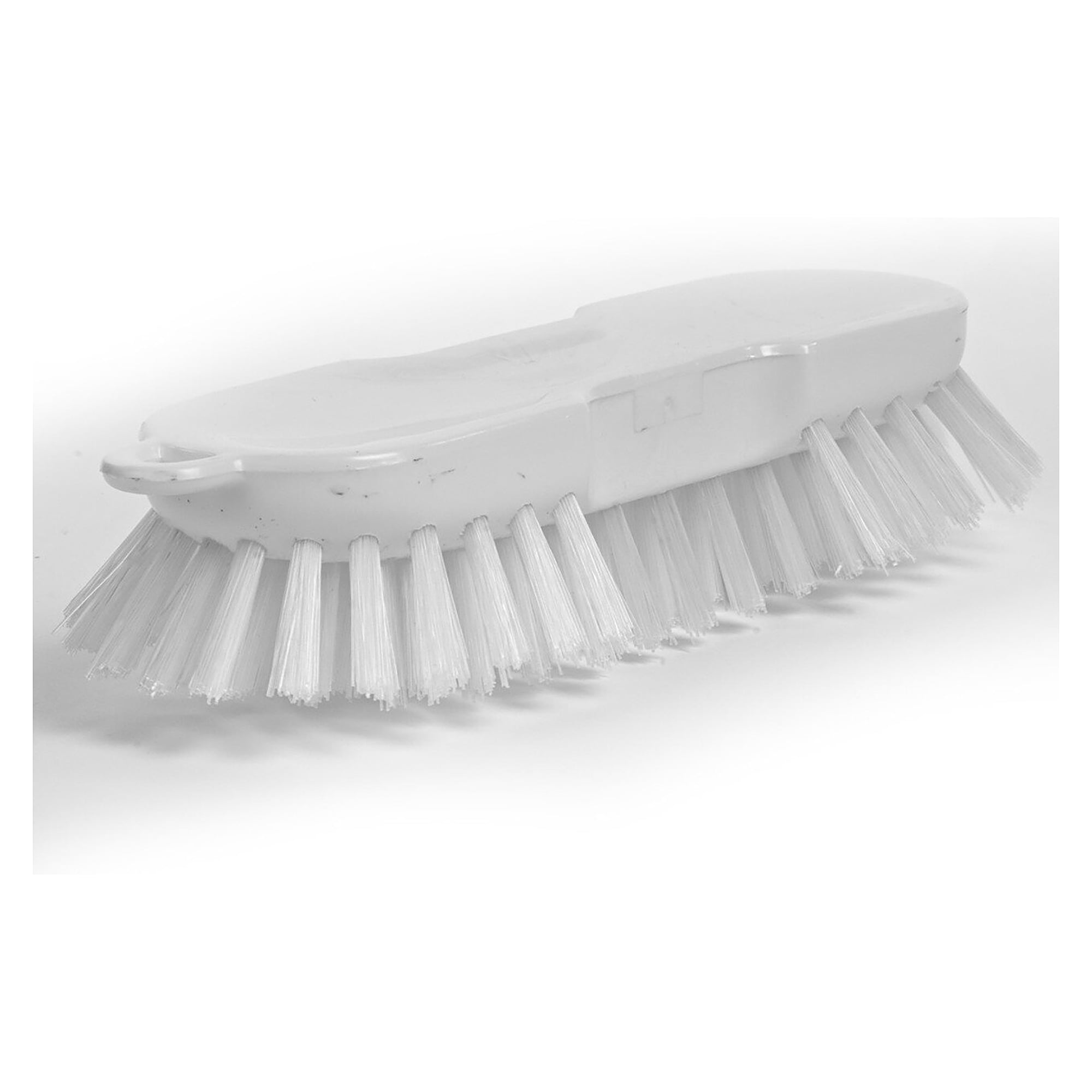 Hygiene-Kesselbürste flach mit harten PBT-Fasern 0,5 mm für Kessel, Eimer und Töpfe, transparent - Franz Mensch 70070
