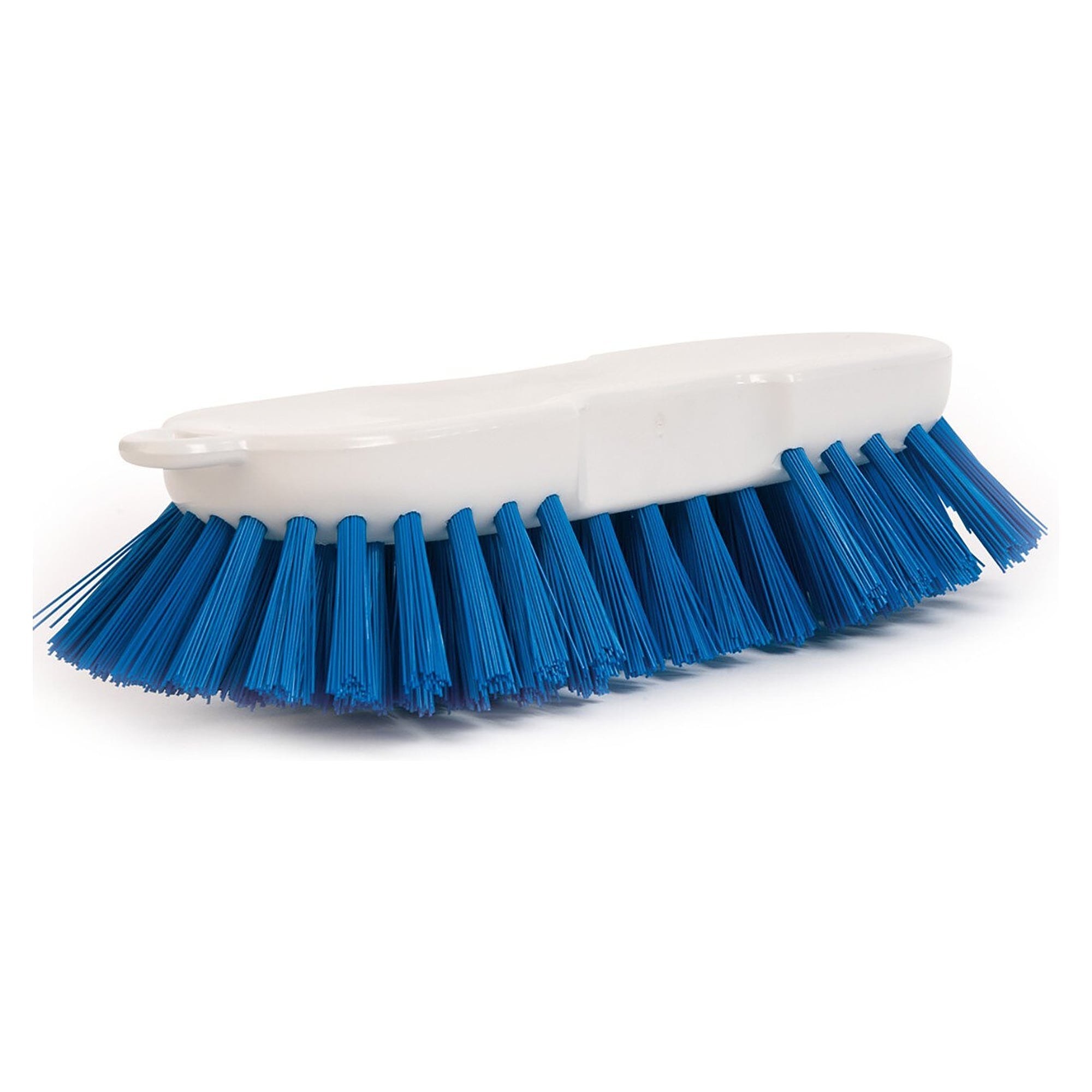 Hygiene-Kesselbürste flach mit harten PBT-Fasern 0,5 mm für Kessel, Eimer und Töpfe, blau - Franz Mensch 70076