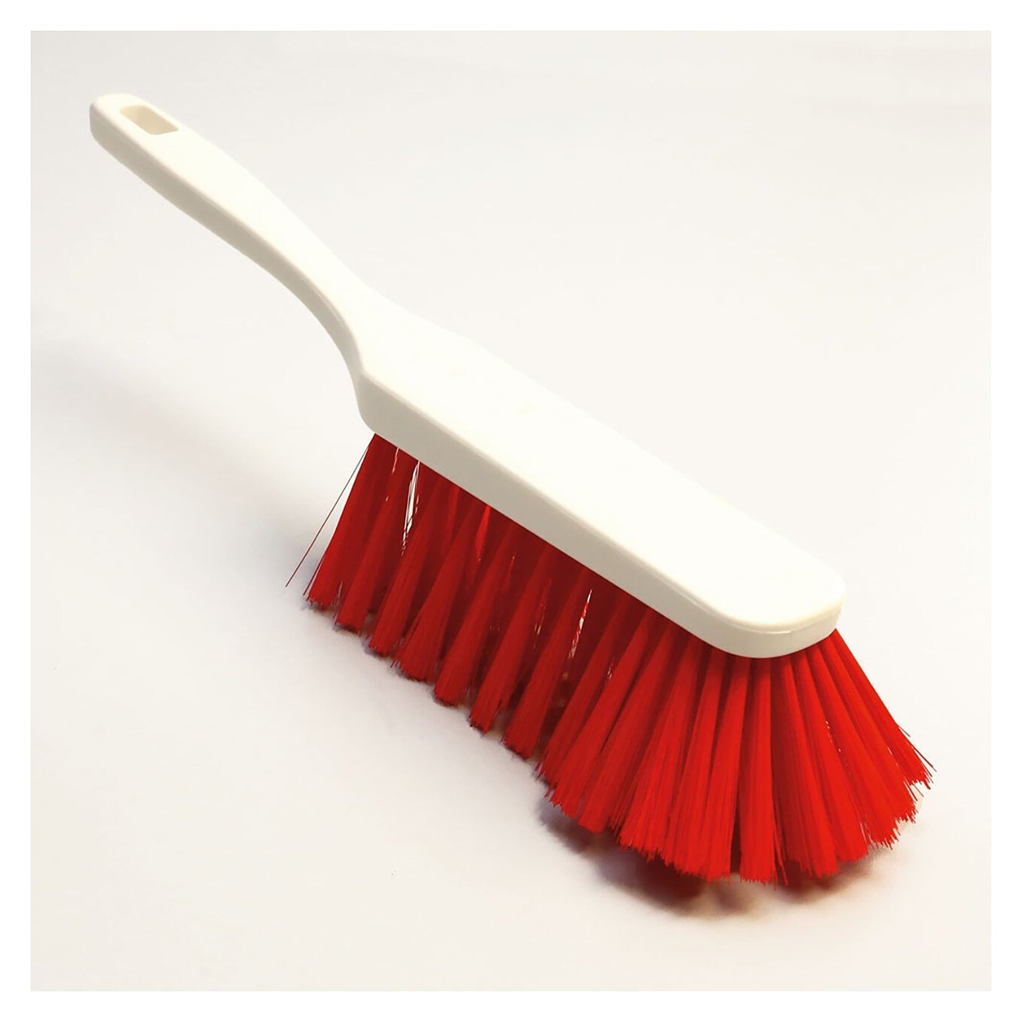 Hygiene-Handfeger 29 x 4 cm mit weichen Fasern 0,25 mm für Feinstaub, lebensmittelecht, rot - Franz Mensch 700855