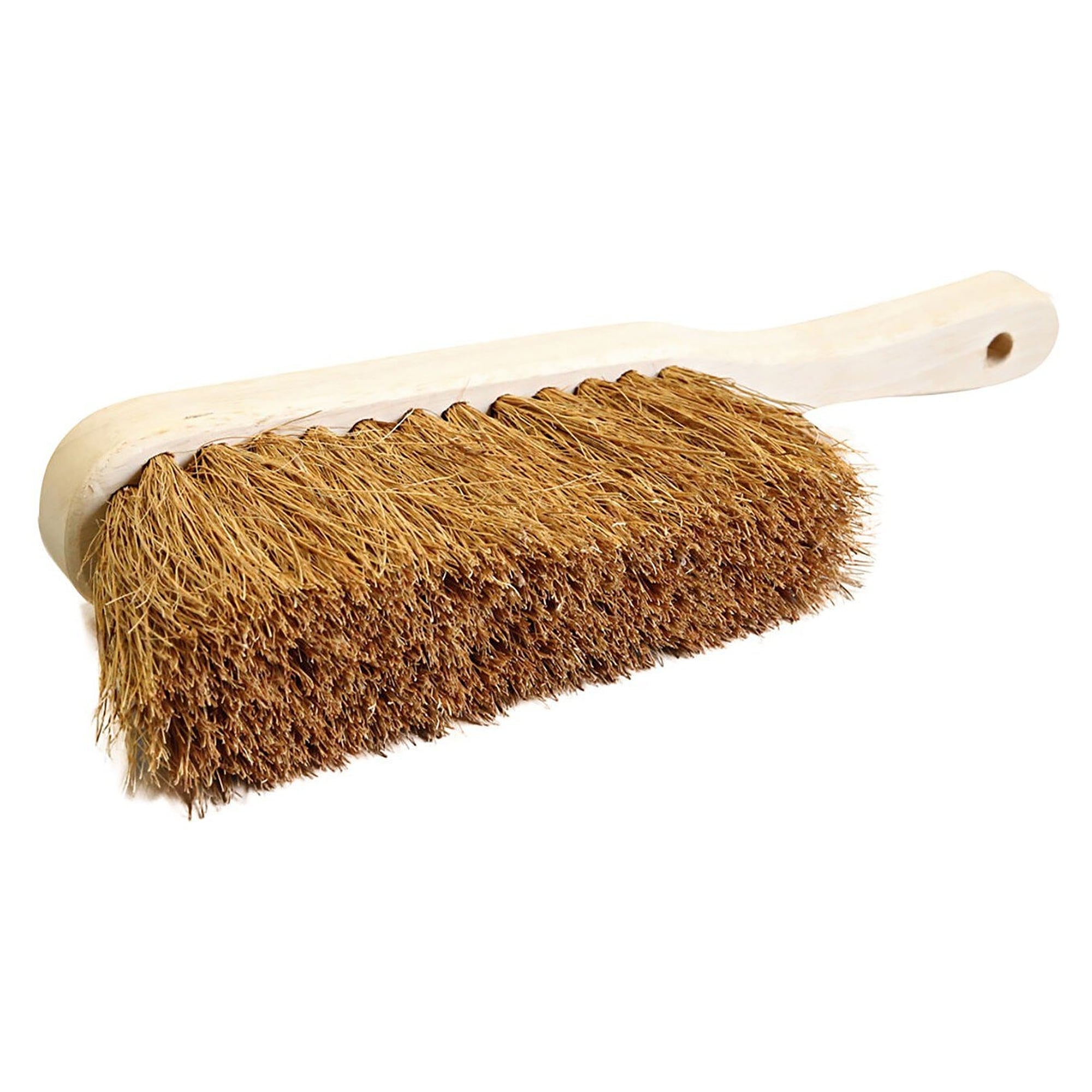 HygoClean Handfeger aus rohem Holz, 28 cm, Kokosborsten, braun - Franz Mensch 702128