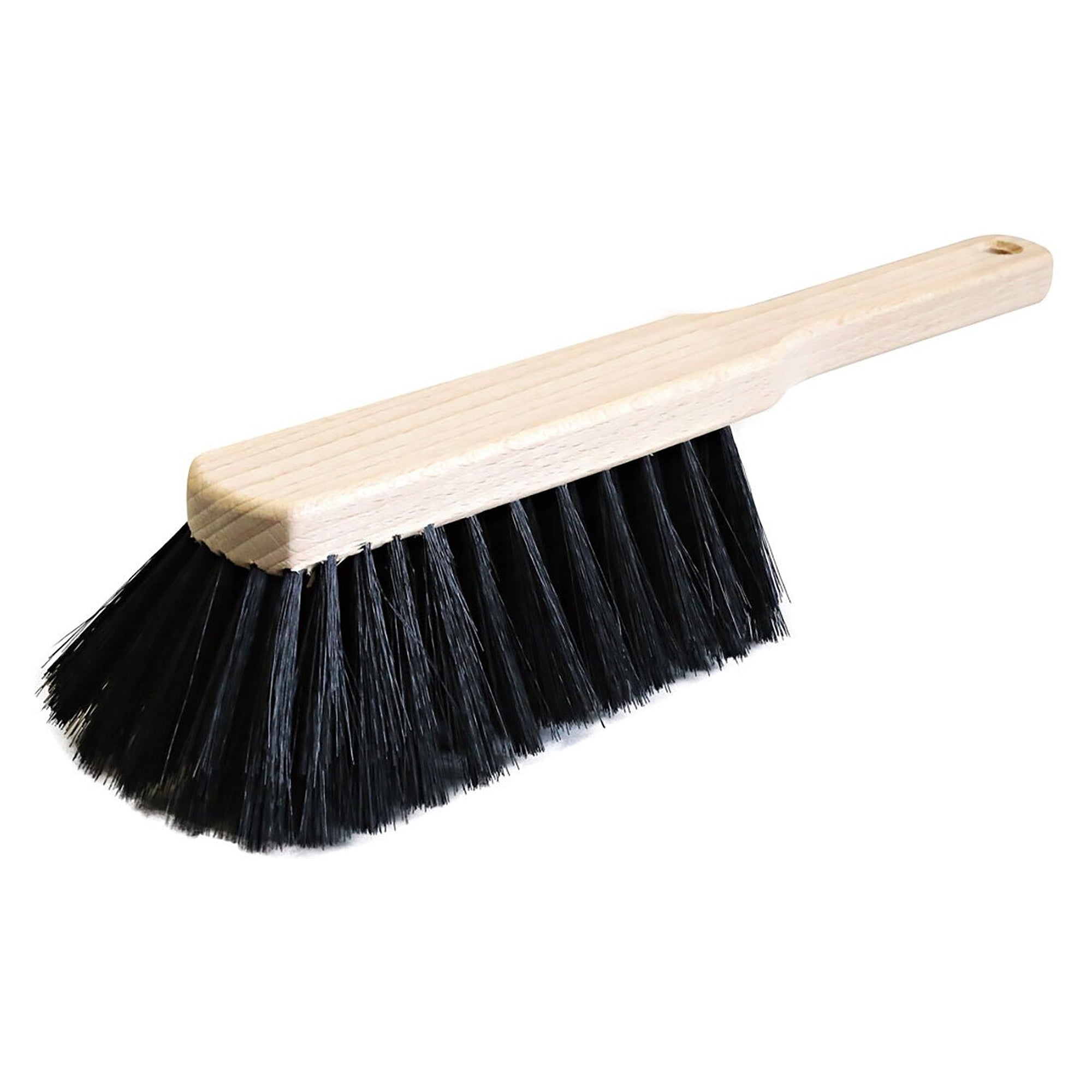 HygoClean Handfeger aus rohem Holz, 32 cm, Polymex-Besatz, schwarz, staubbindend - Franz Mensch 702132