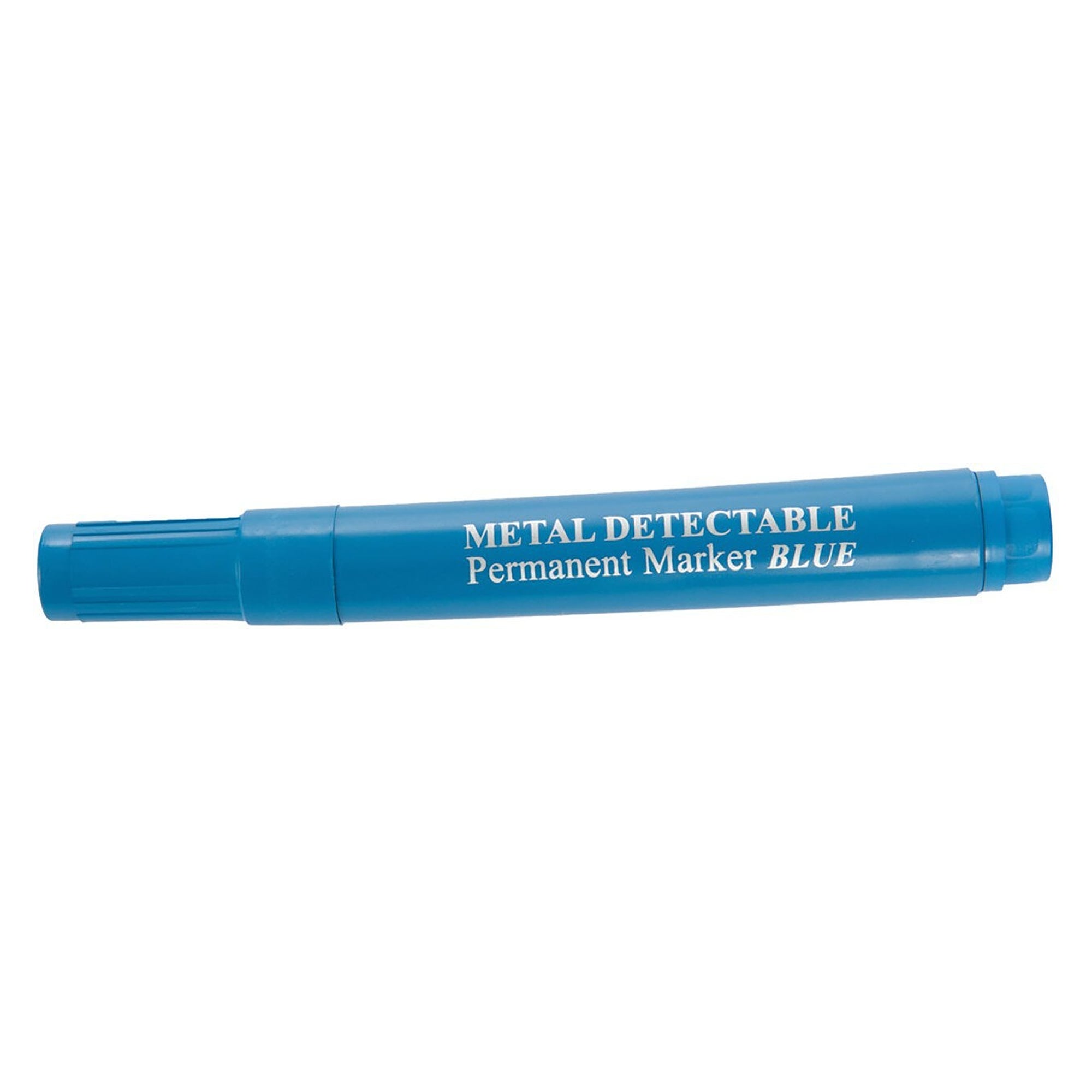 Marqueur permanent Hygostar détectable, pointe biseautée, corps bleu, encre bleue, lot de 20 - Franz Mensch 854087