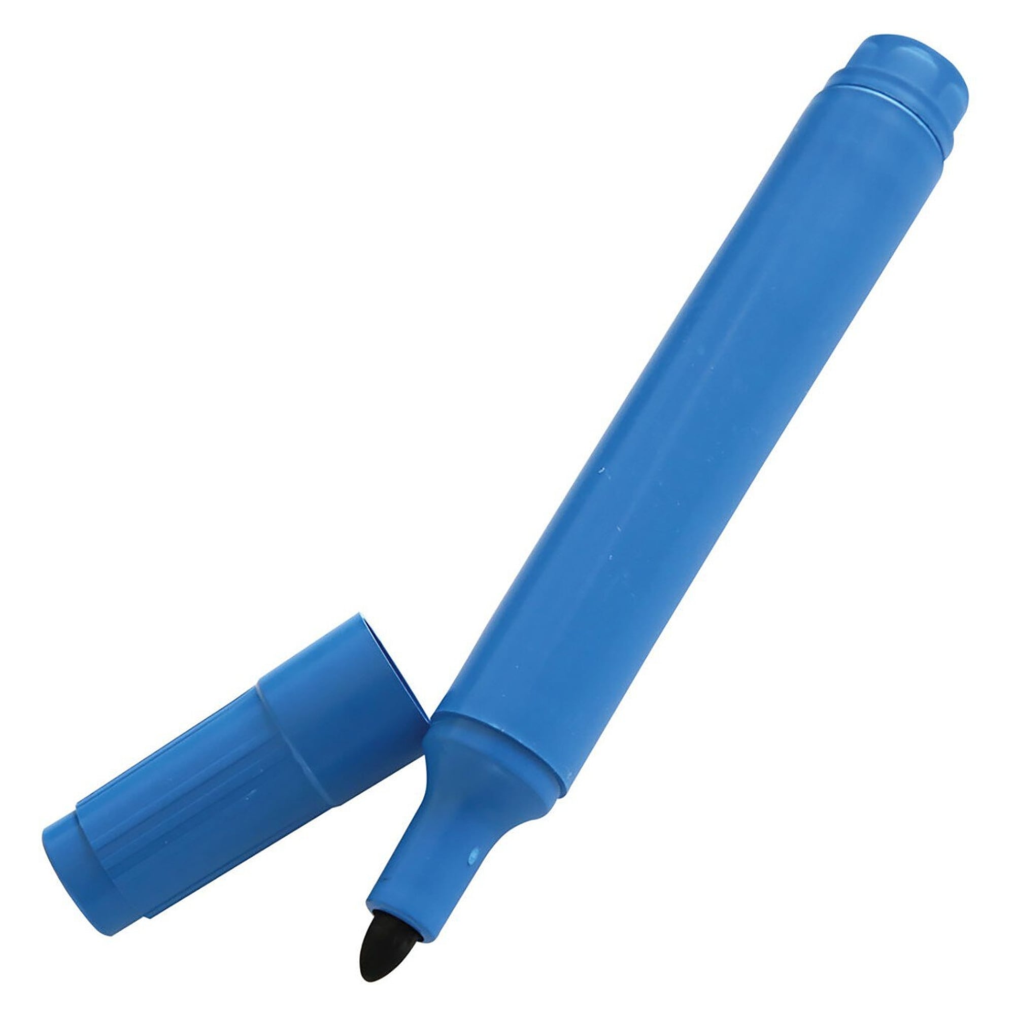 Marqueur effaçable à l'eau Hygostar détectable, pointe biseautée, corps bleu, encre noire, lot de 20 - Franz Mensch 854094