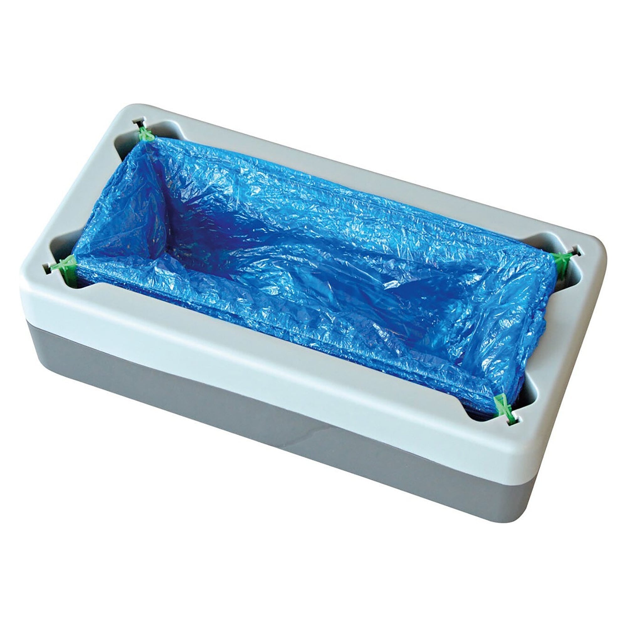 Hygostar Mechanischer Überschuhspender Easy Box für 40 Überschuhe, ohne Strom, platzsparend - Franz Mensch 88812