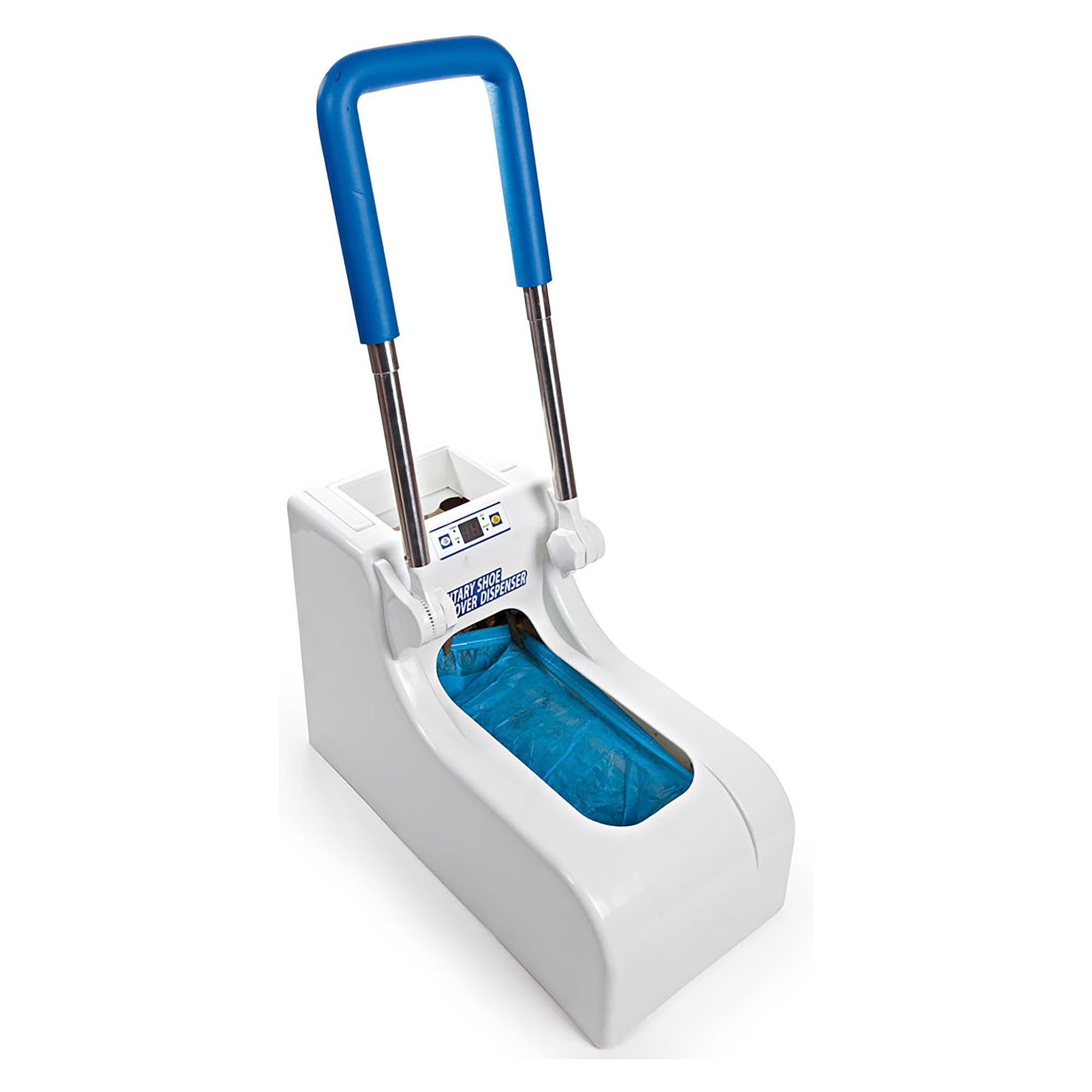 Hygostar Elektrische Überschuhmaschine Hygostep Comfort mit Haltegriff, für 200 Überschuhe - Franz Mensch 88814
