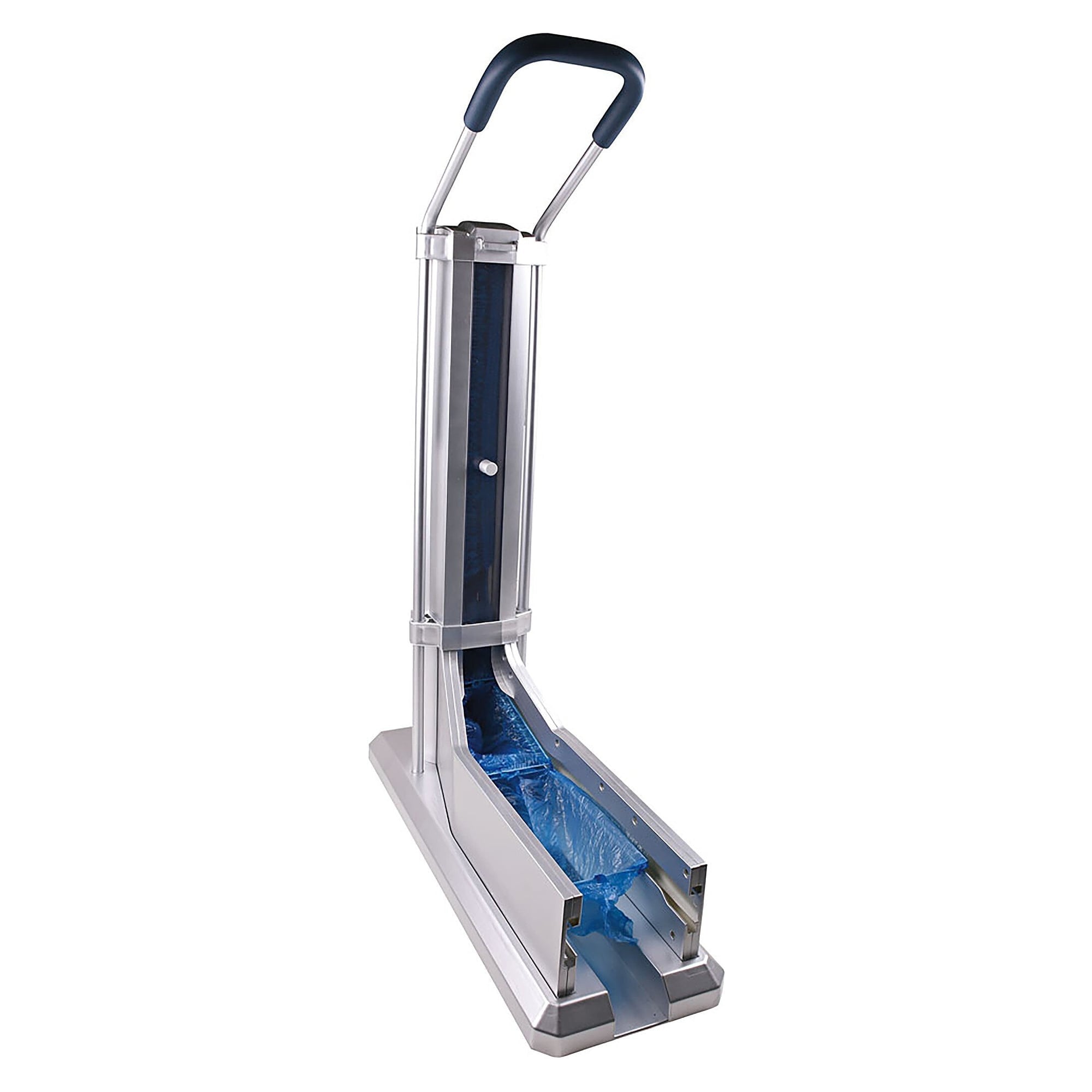 Hygostar Überschuhspender Ecostep Comfort mit Haltegriff, für 100 Überschuhe, mechanisch ohne Strom - Franz Mensch 88817