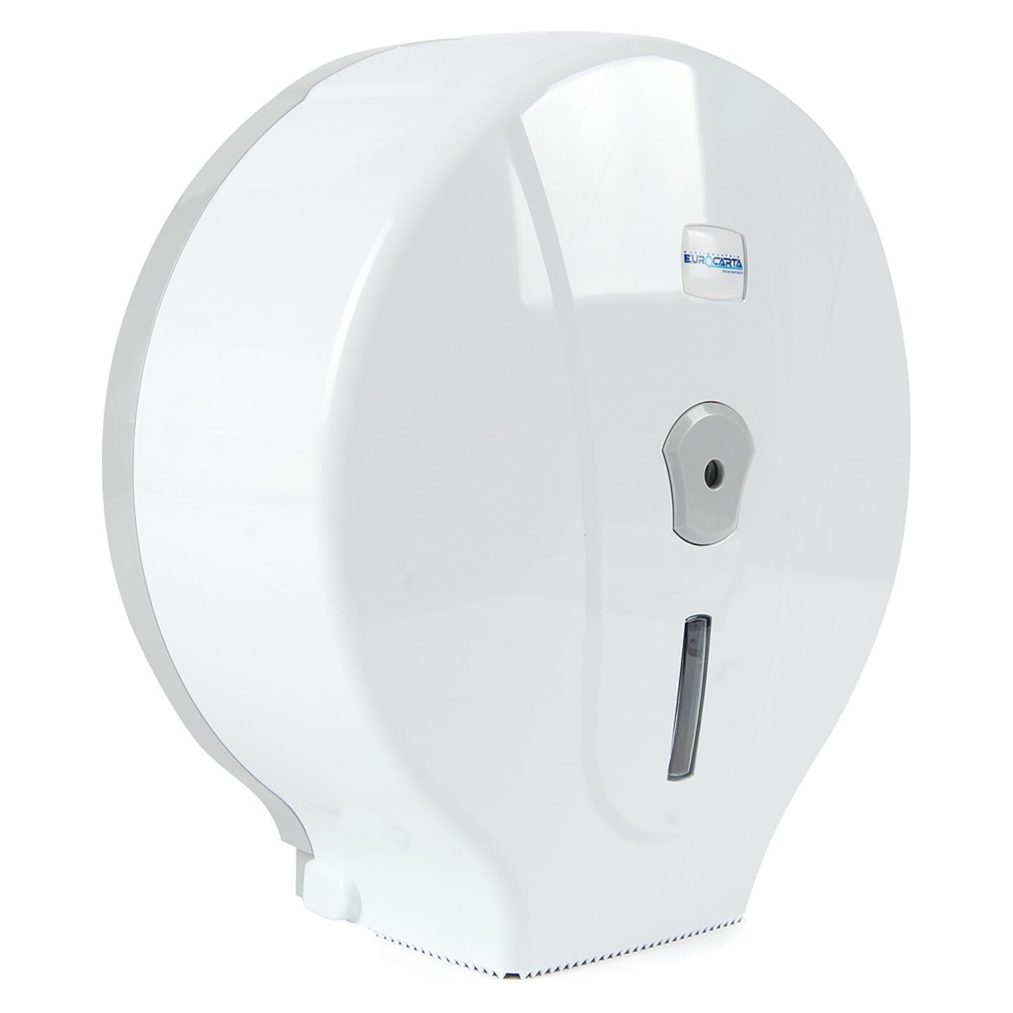 HygoClean Toilettenpapierspender für Großrollen, weißer Kunststoff, abschließbar, Wandmontage - Franz Mensch 88835