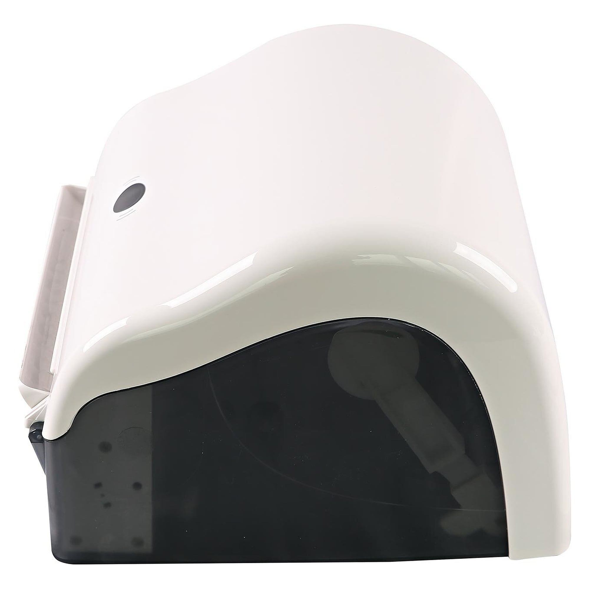 HygoClean sensor paper towel roll dispenser, touch-free, for roll width 18 to 23 cm, white, battery - Franz Mensch 88870