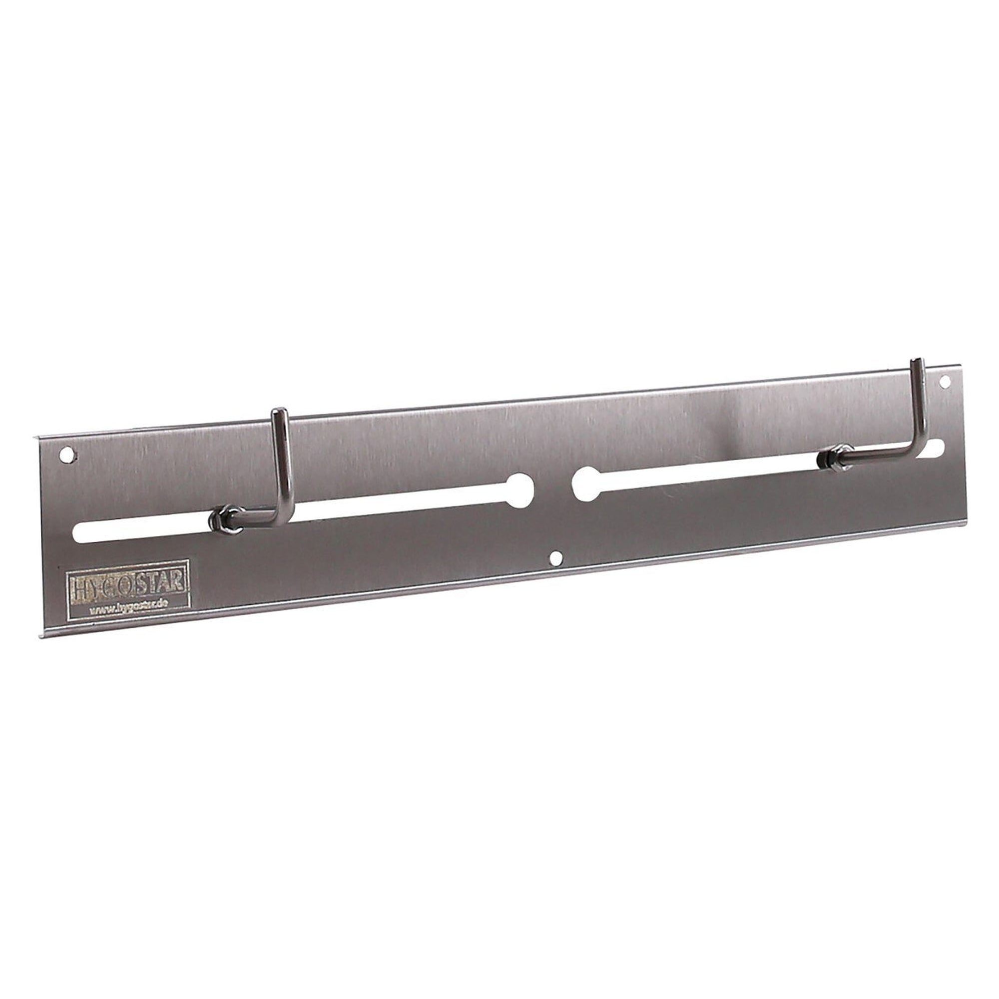 Hygostar wall holder for block-packed disposable aprons, stainless steel, sliding hooks - Franz Mensch 88936