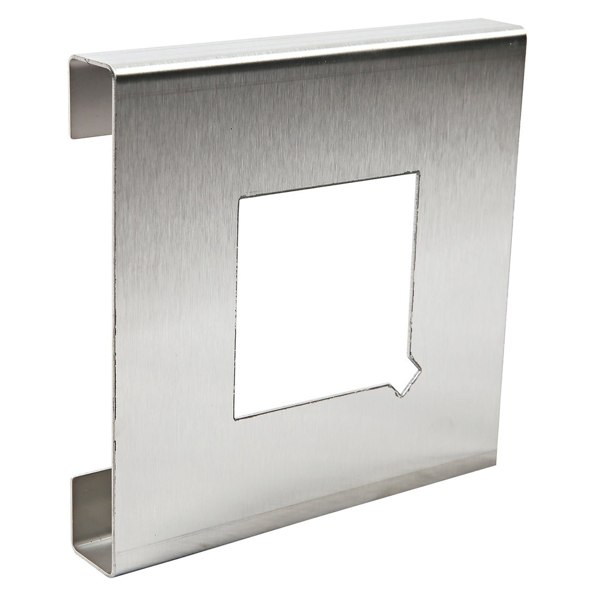 Porte-sachets hygiéniques Hygostar en inox, plat, 135 x 135 x 23 mm, pour sanitaires - Franz Mensch 88968