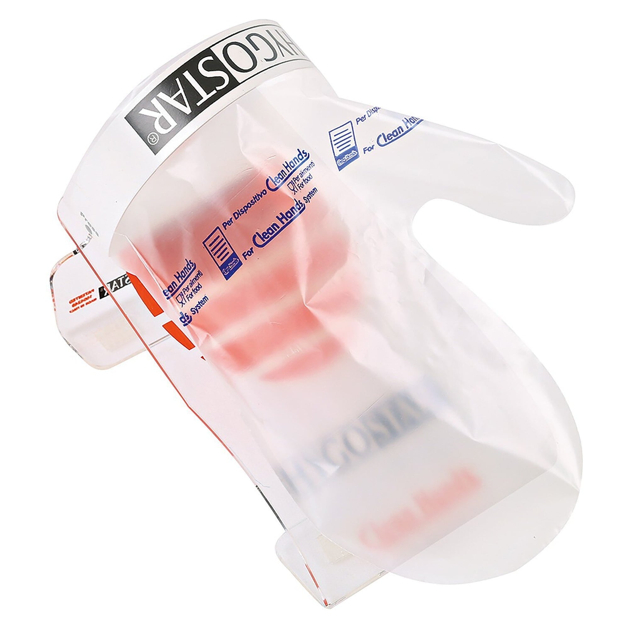 Clean Hands Counter Kit, Handschuhsystem für die Verkaufstheke, Single-Set, weiß - Franz Mensch 8902