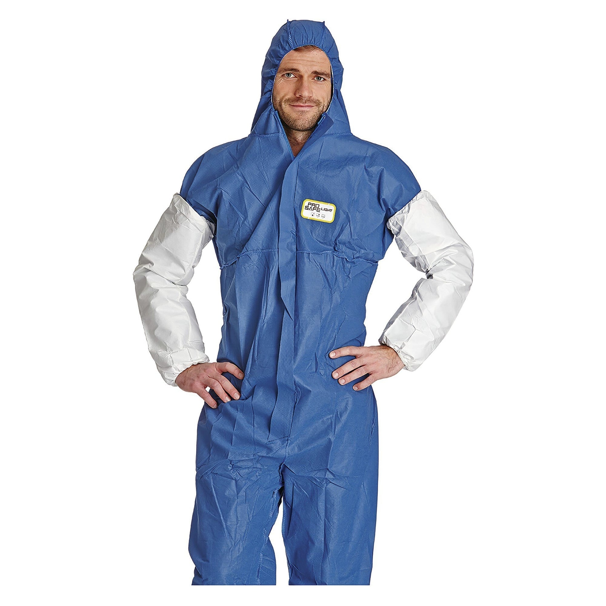 Einweg-Armstulpen ProSafe 2 aus mikroporöses Filmlaminat, 58 cm, weiß, VPE 50 - DS Safety Wear PSAS58
