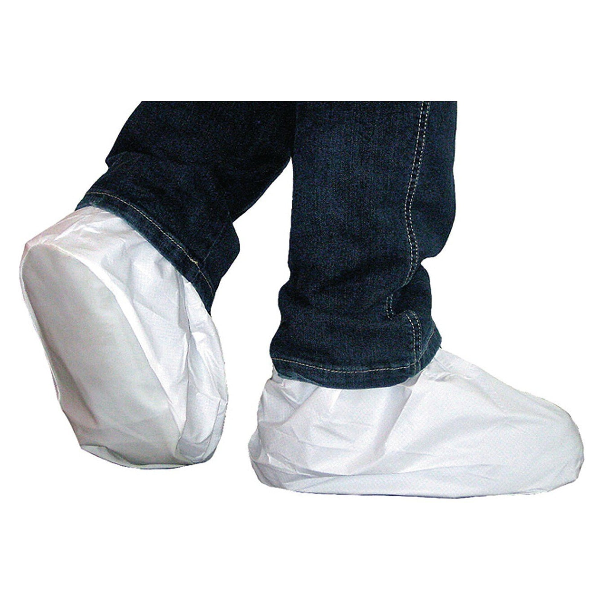 Einweg-Überschuhe ProSafe 2, hohe Ausführung 36 x 47 cm, antistatisch, weiß, VPE 50 - DS Safety Wear PS2-ÜSH-AR