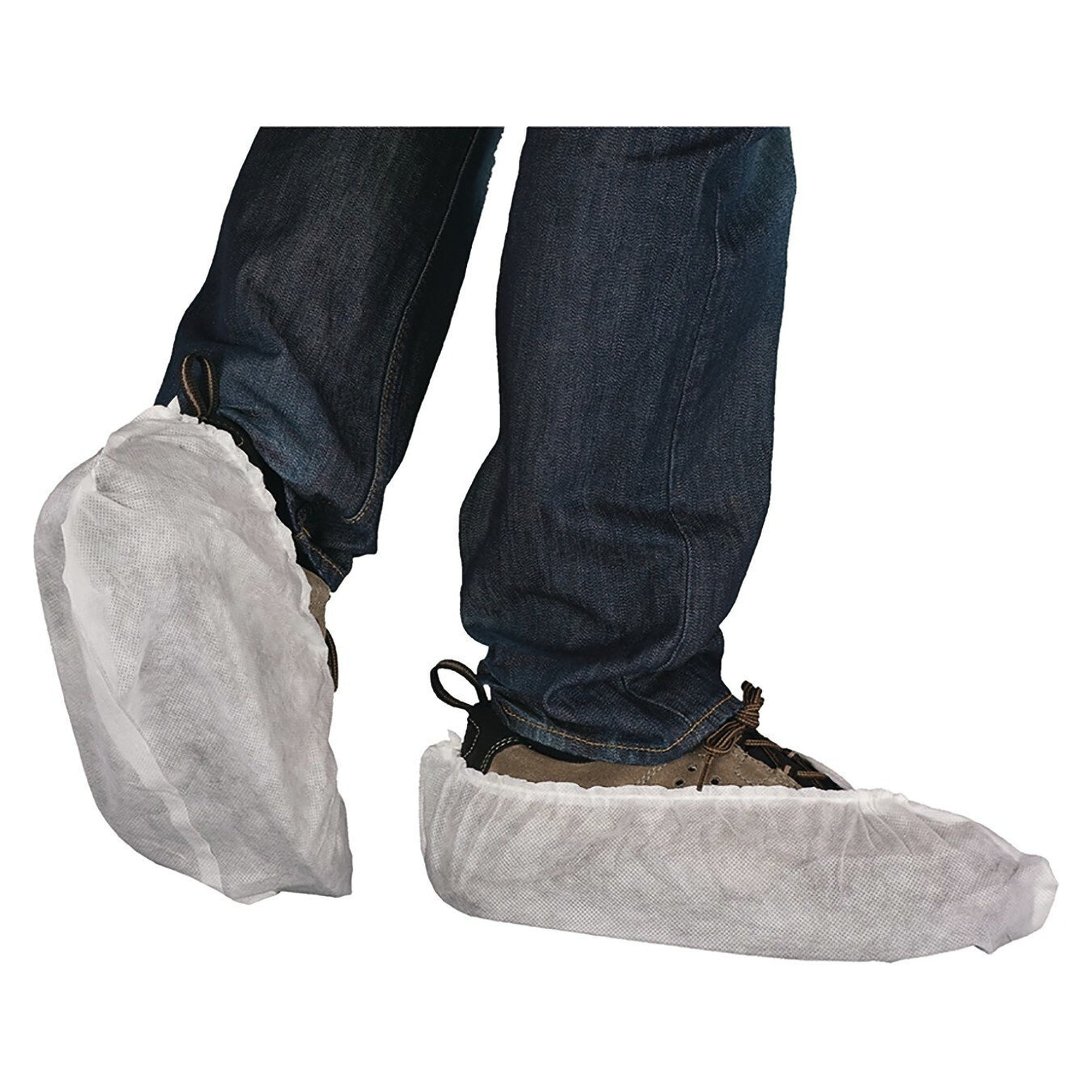 PP-Einweg-Überschuhe, niedrige Ausführung, 40 g/m², 38 x 16,5 cm, weiß, VPE 100 - DS Safety Wear H2000