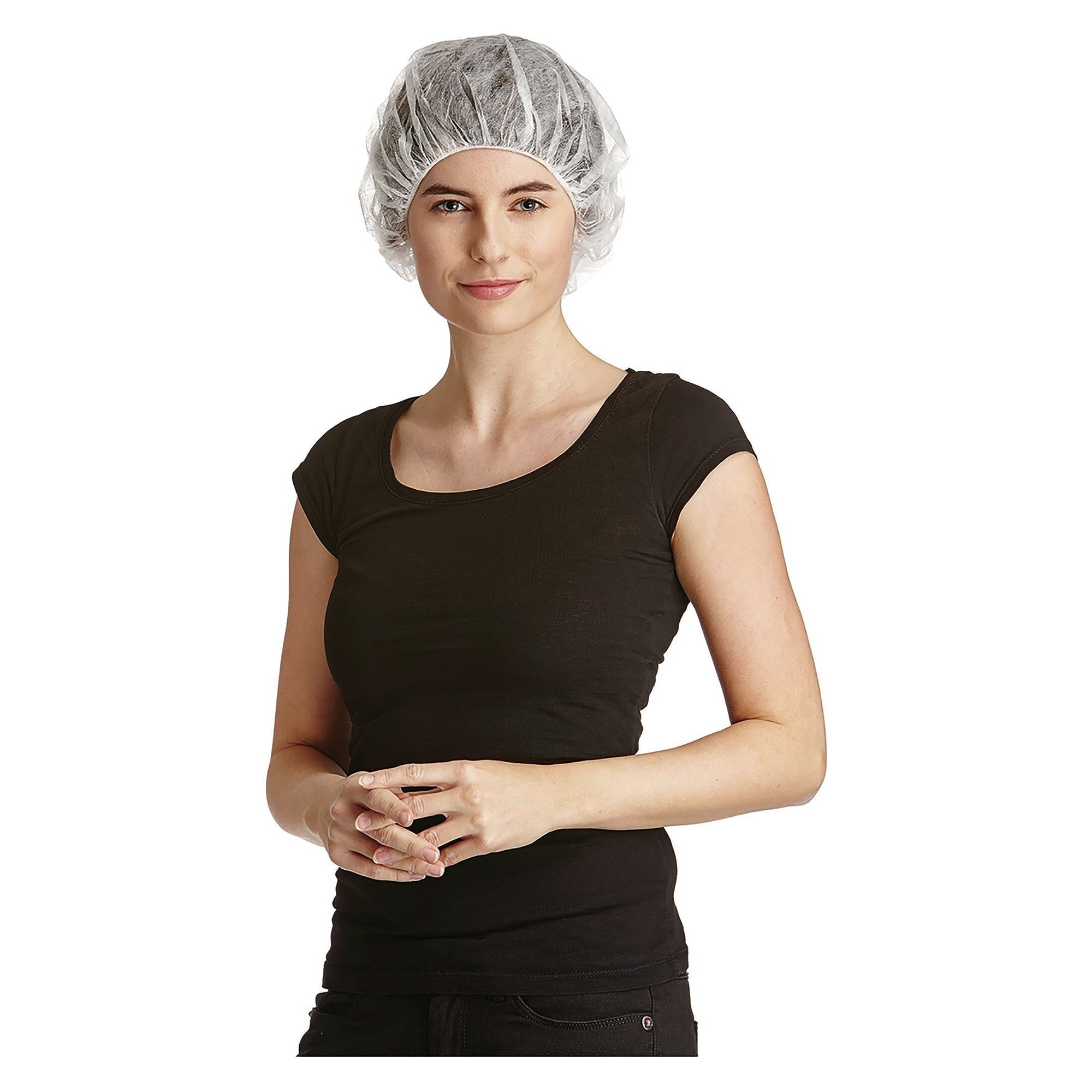 Einweg-Baretthaube aus PP-Spinnvlies, latexfreier Gummizug, 54 cm, blau, VPE 100 - DS Safety Wear BHB54