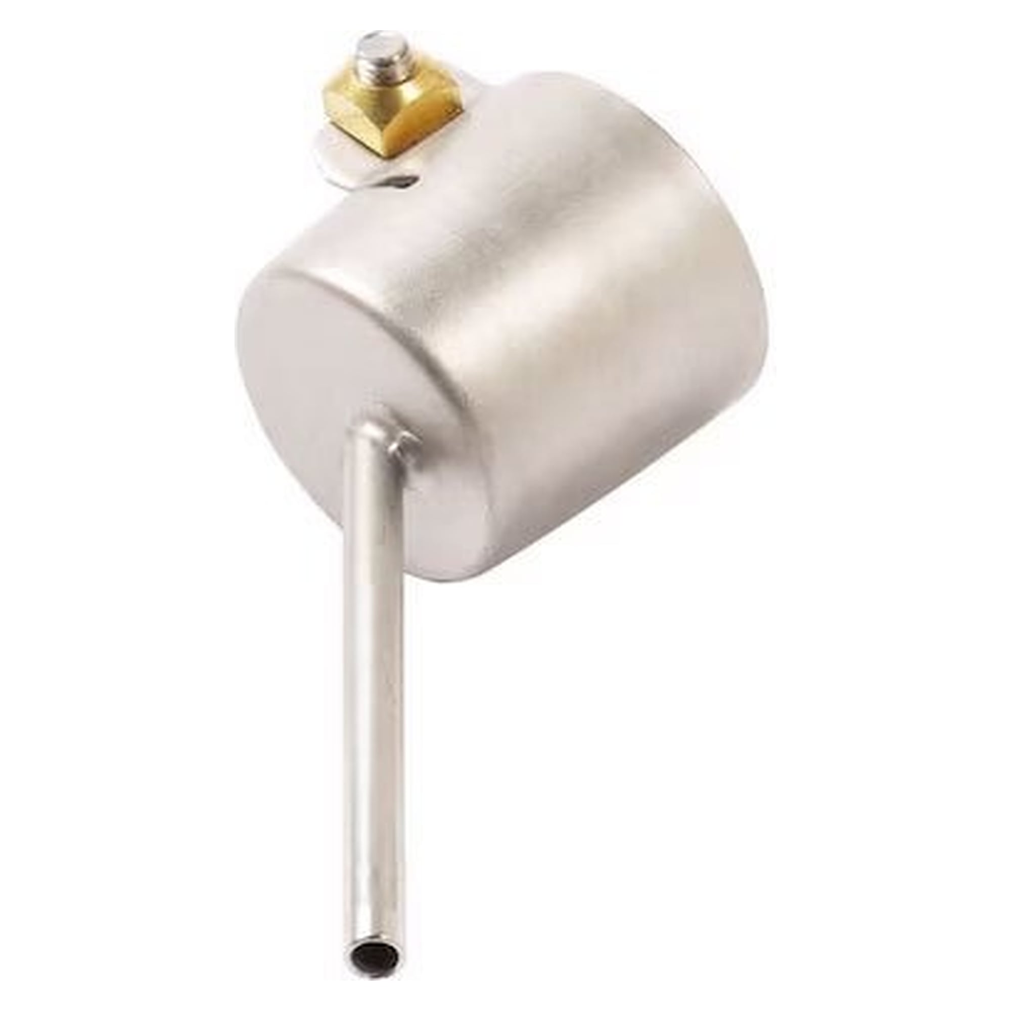Solder nozzle Ø 2.5 mm, 45 mm tube, 45° angled, connection Ø 21.3 mm - Leister 107.150