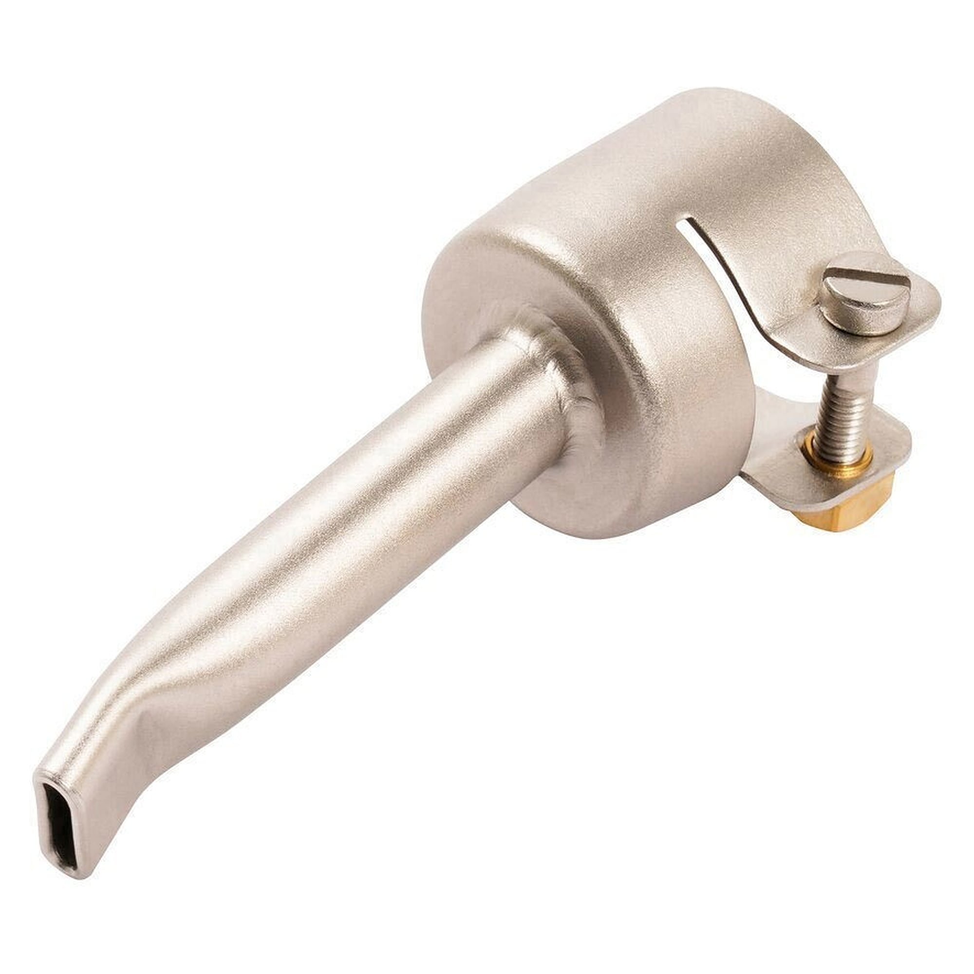 Breitschlitzdüse 10 x 2 mm, 15° Winkel, 30° Kröpfung, Anschluss Ø 21,3 mm - Leister 105.549