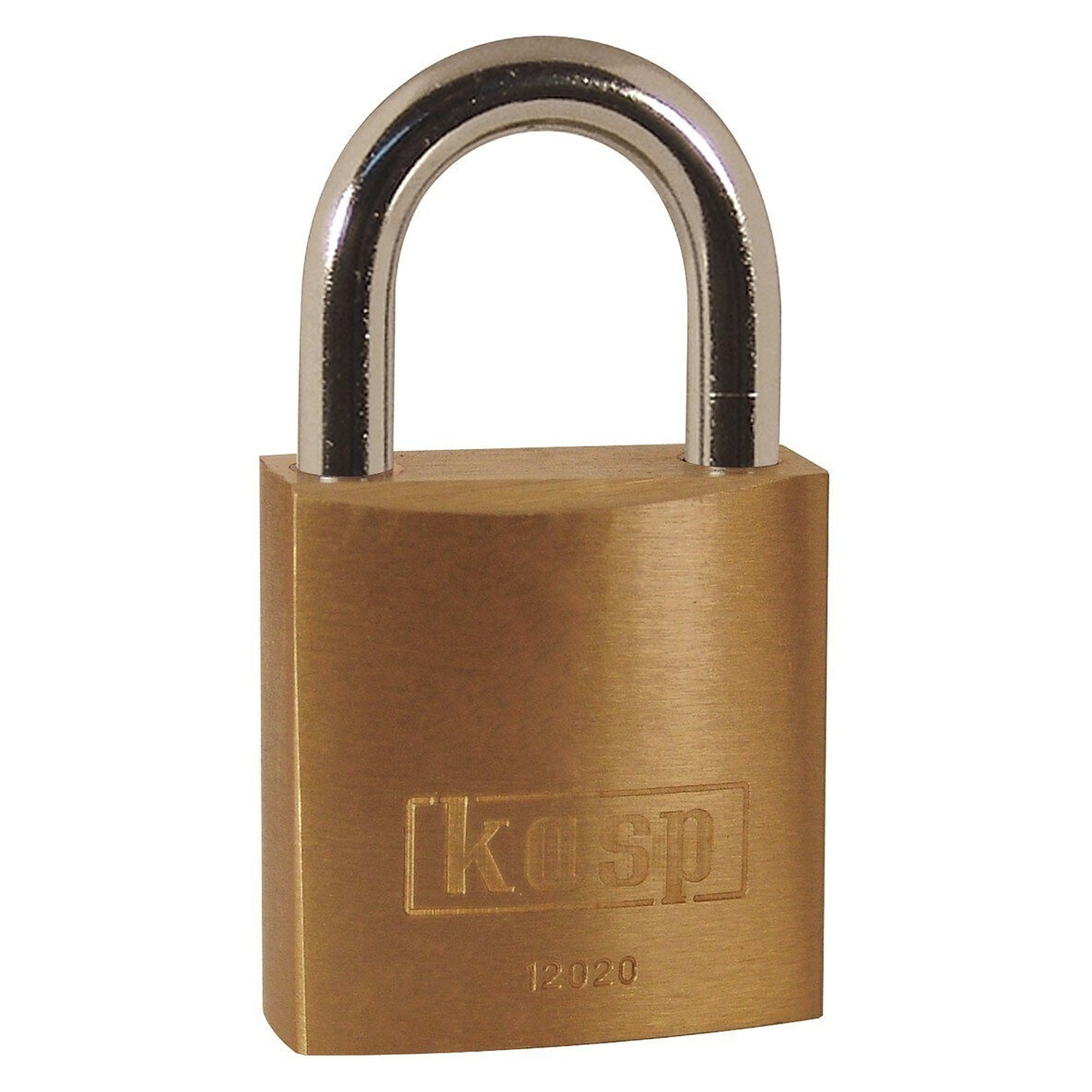 Padlock with solid brass body, 20 mm, shackle Ø 3 mm, with 2 keys - C.K K12020