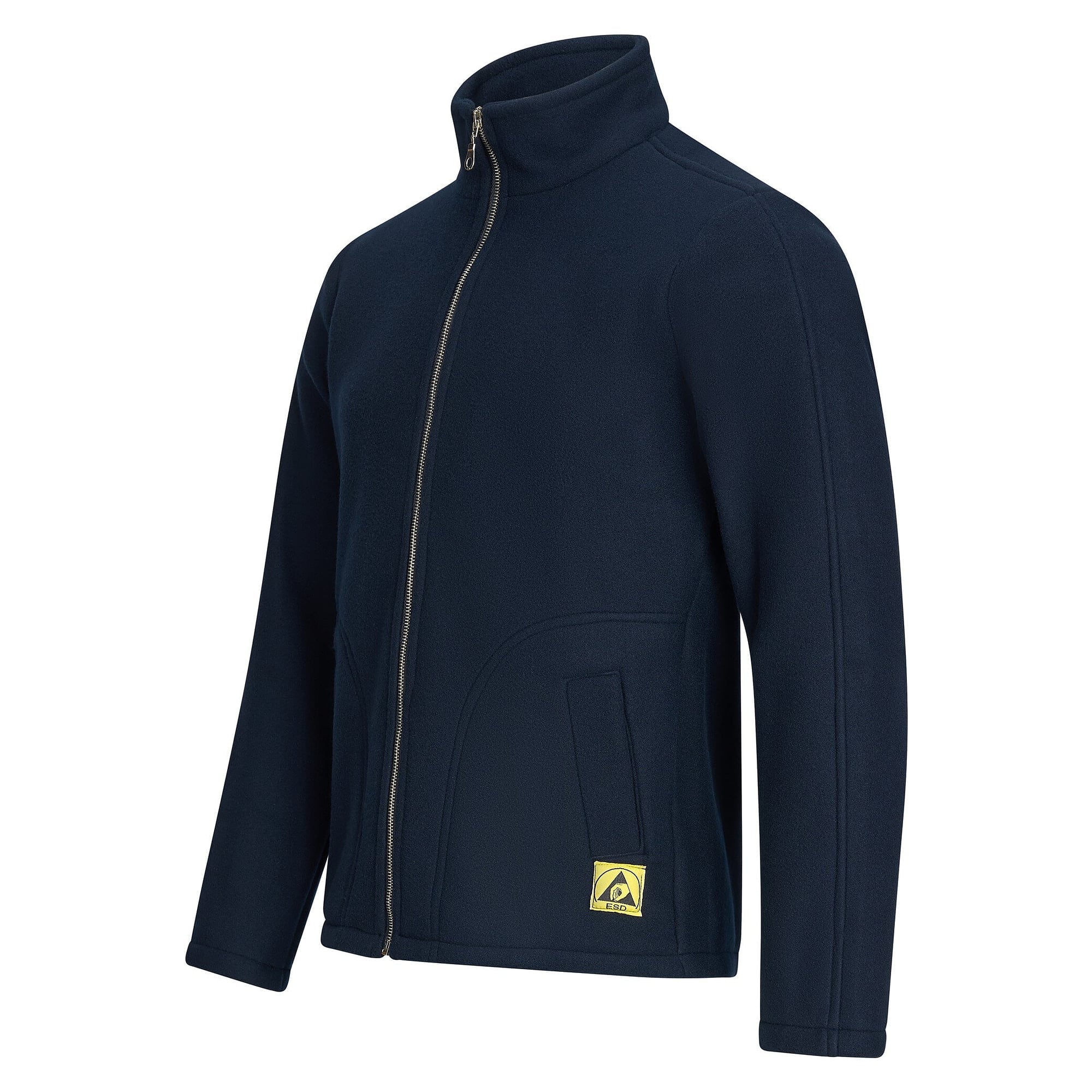 Veste polaire ESD doublée, 130 g/m², bleu marine, unisexe, taille 5XL - Safeguard EL-FL1-NB5XL