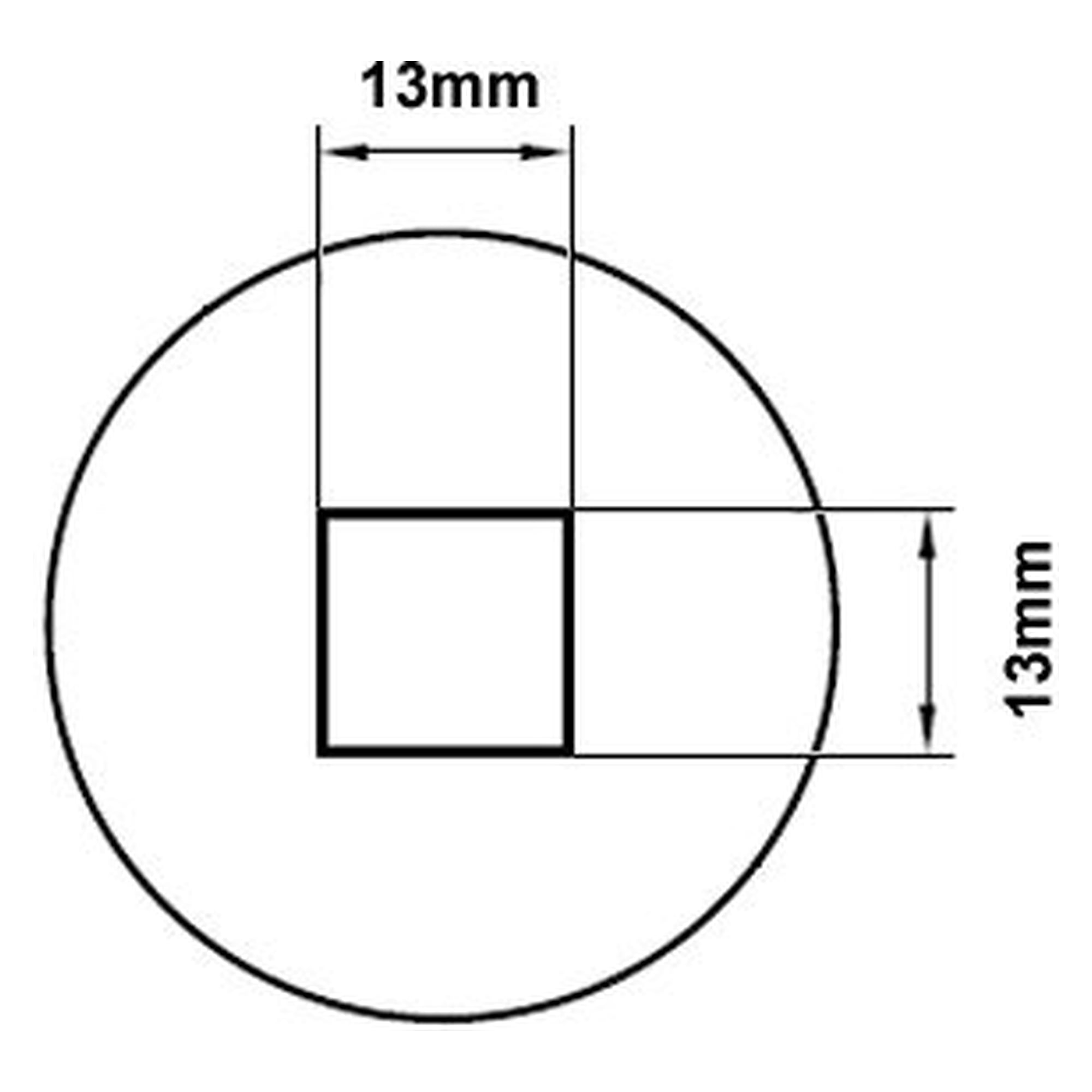 Heißluftdüse für BGA, 13 x 13 mm, Anschluss 22 mm - Thermaltronics HTN-B1313