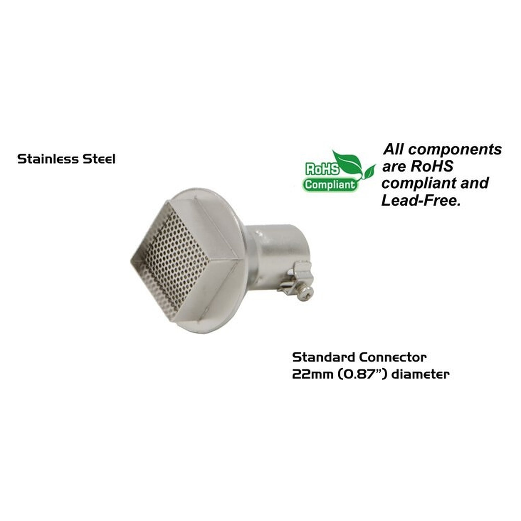 Buse à air chaud BGA carrée 32 x 32 mm pour raccord 22 mm, série HTN - Thermaltronics HTN-B3232