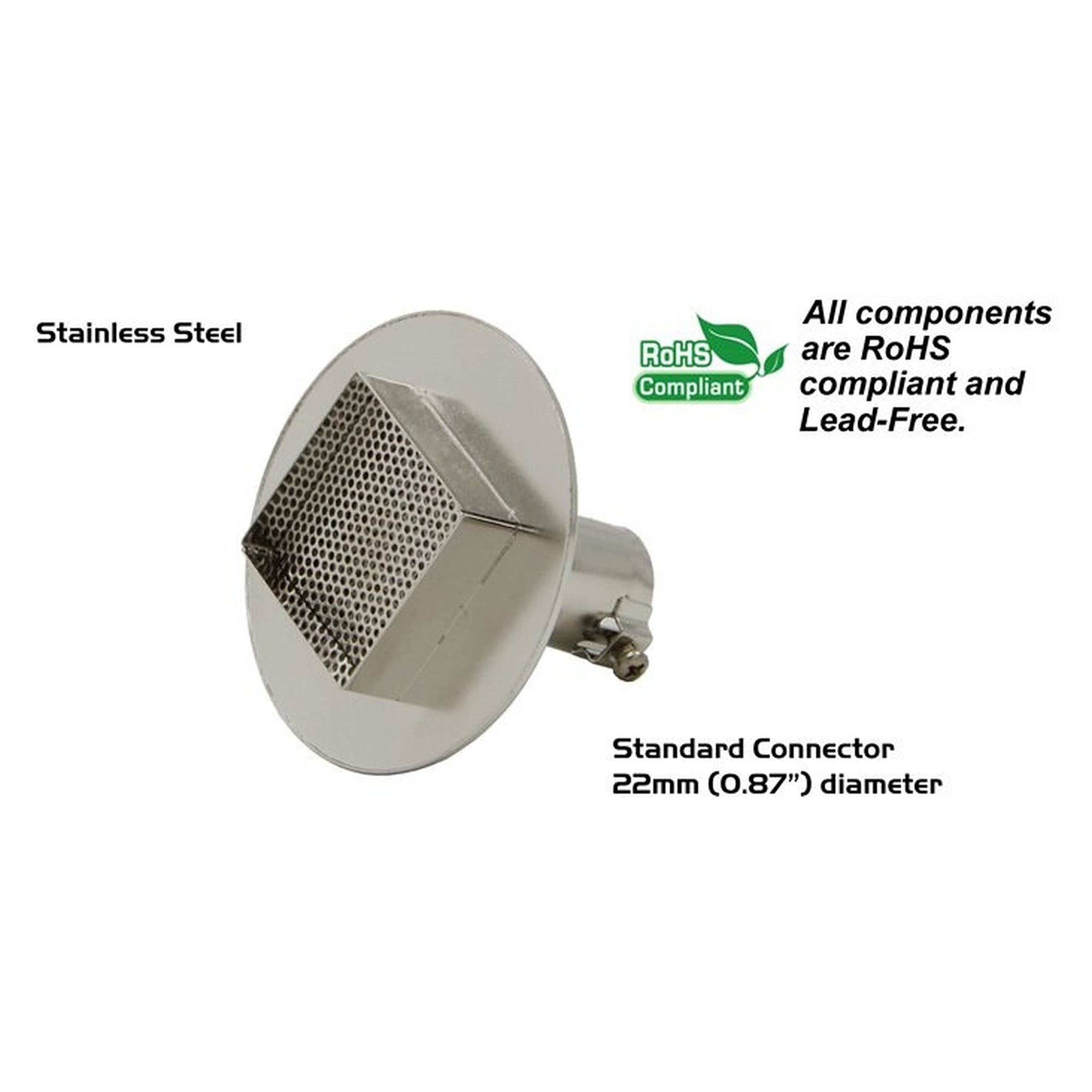 Buse à air chaud BGA carrée 39 x 39 mm pour raccord 22 mm, série HTN - Thermaltronics HTN-B3939